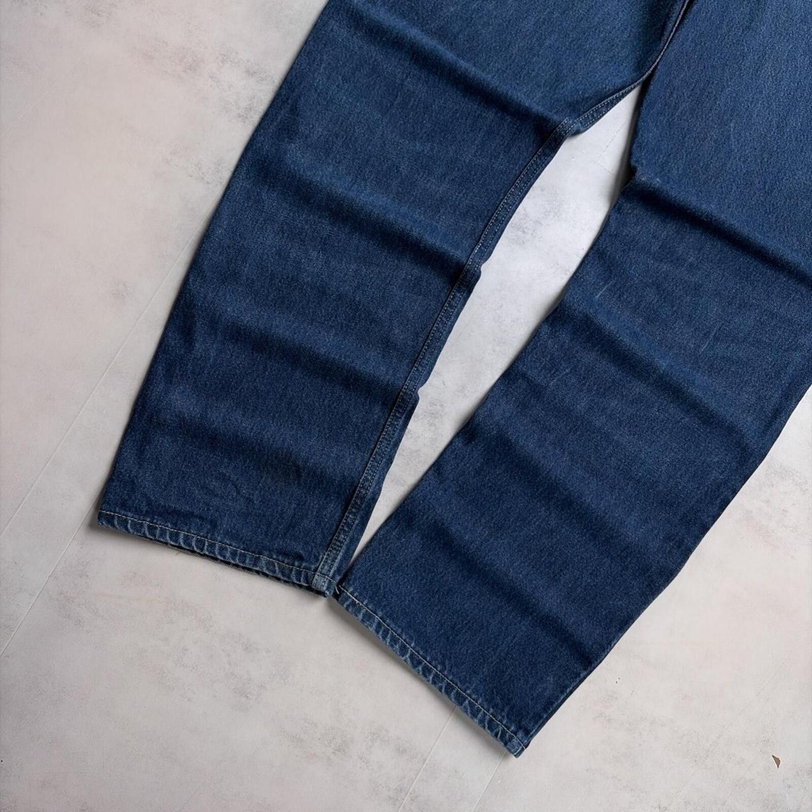 Levi's Y2K Blue Levi’s Silvertab Straight Denim Jeans Size US 34 / EU 50 - 4 Thumbnail