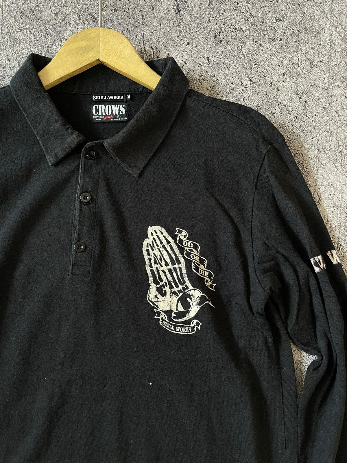 Japanese Brand Y2K Crows ifsixwasnine skull works Size US M / EU 48-50 / 2 - 2 Thumbnail