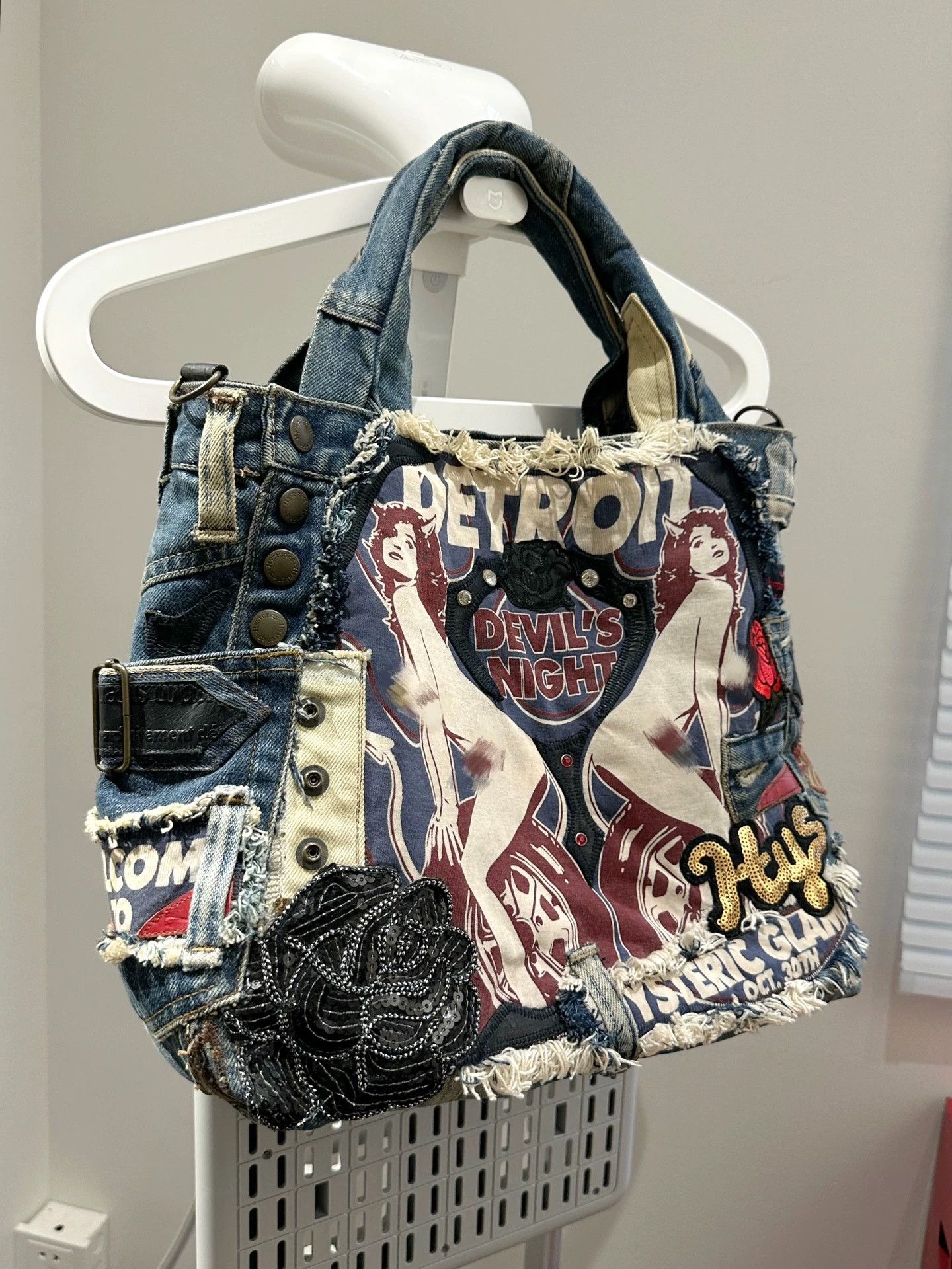 Hysteric Glamour hysteric glamour denim handbag rare condition as is Size ONE SIZE - 3 Thumbnail
