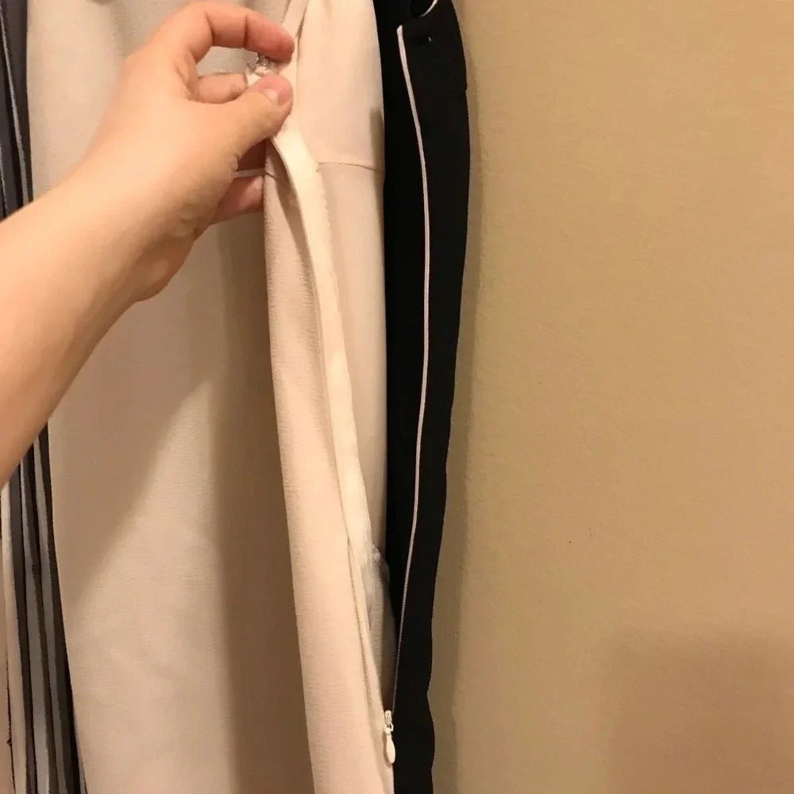 Other Esley Cream and Black Colorblock Shift Dress Small Size S / US 4 / IT 40 - 4 Thumbnail