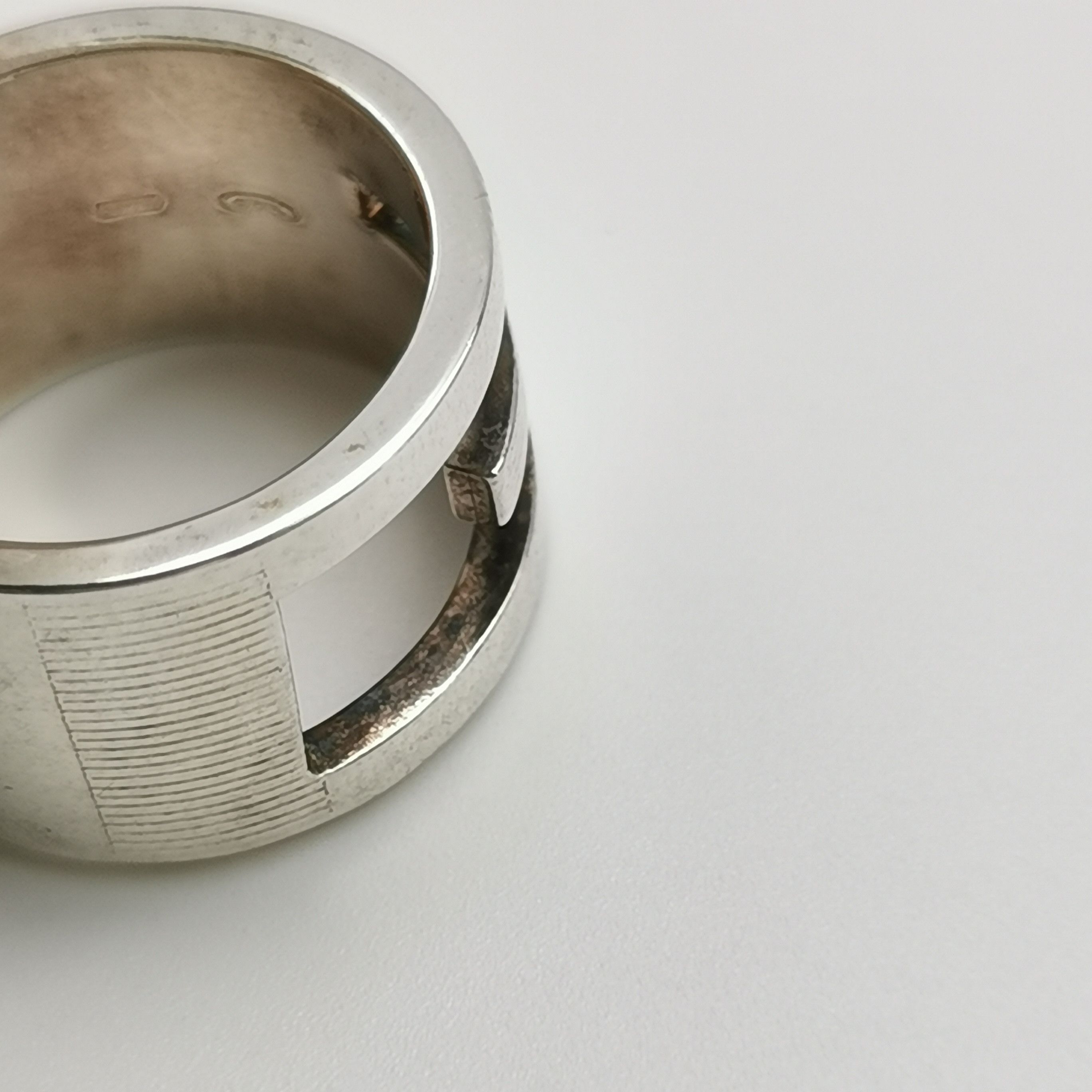Gucci Gucci S925 Hollow G Logo Ring Size 13 -z2505 Size ONE SIZE - 8 Thumbnail