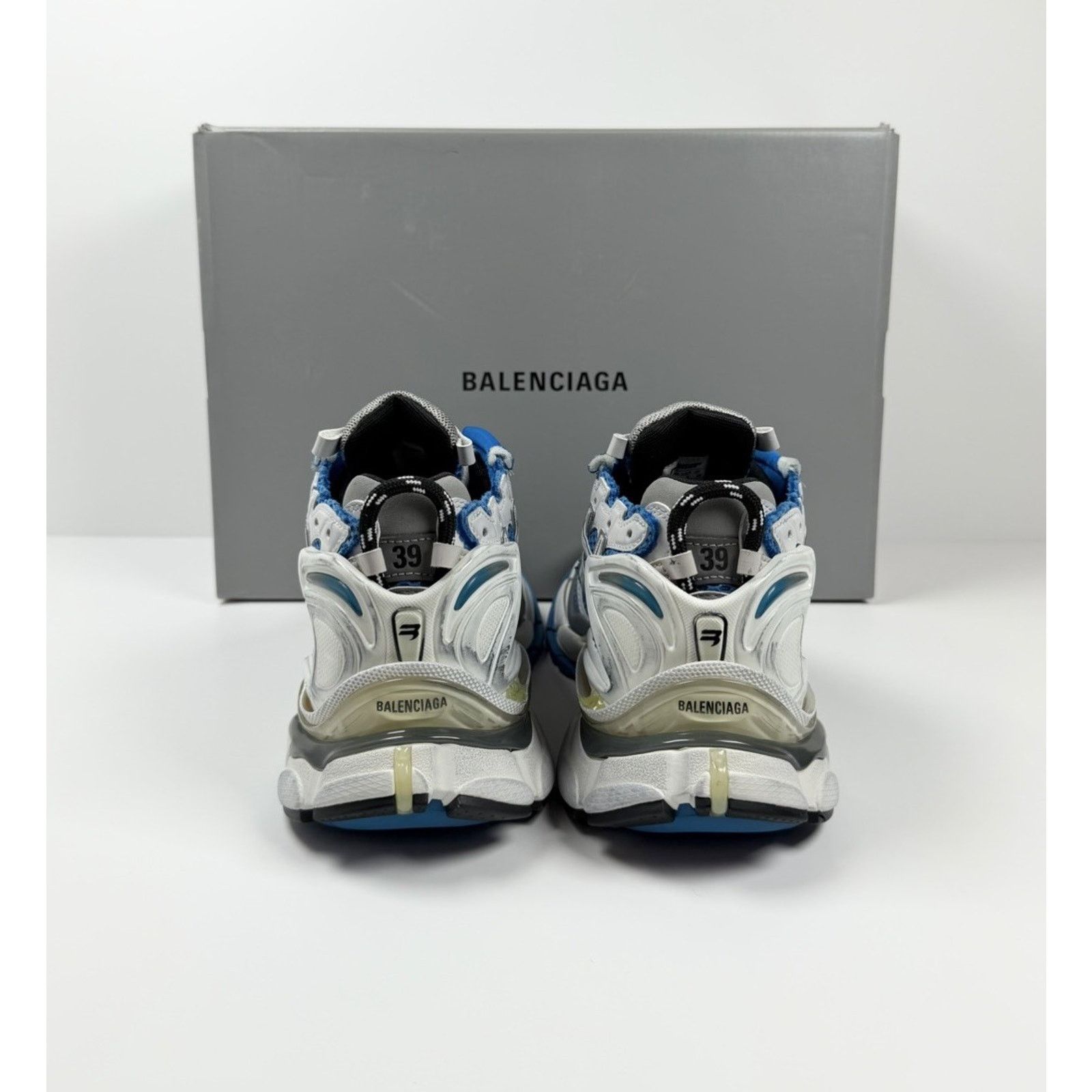 Balenciaga Size 39EU/6US - Balenciaga Runner Blue Sneakers NEW Size US 6 / EU 39 - 4 Thumbnail