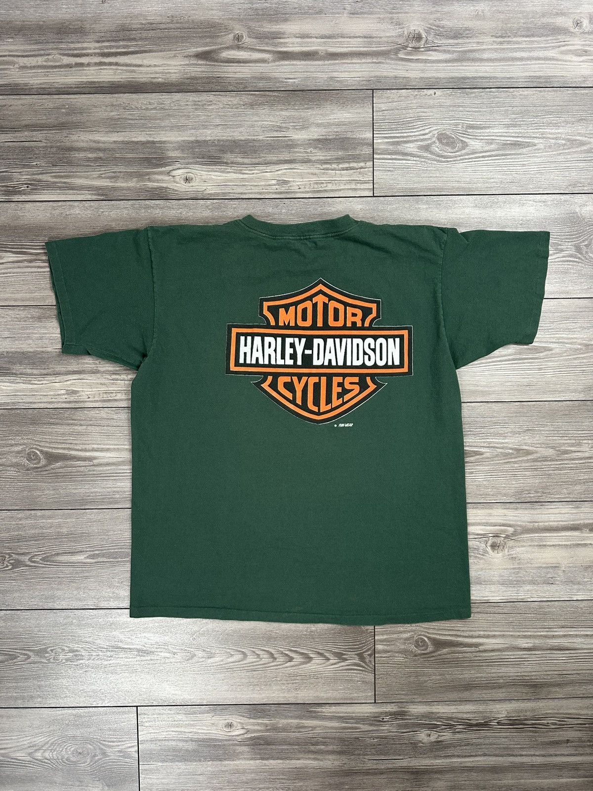 Harley Davidson Vintage 90’s Harley Davidson Biker T Shirt Size US XL / EU 56 / 4 - 2 Thumbnail