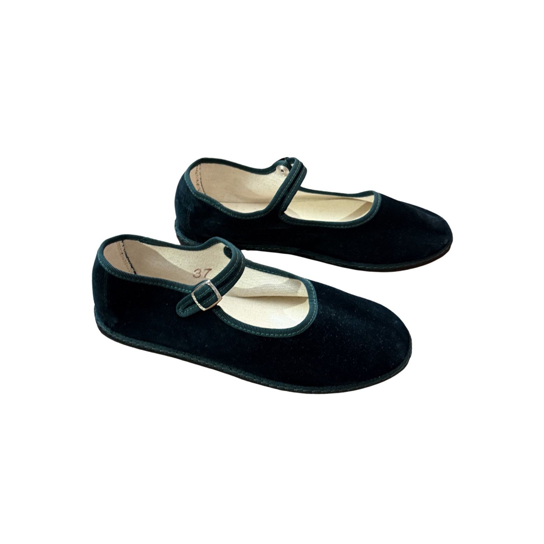 Other Vibivenezia Mary Jane Laguna Green Velvet Shoes NWOB $165 Sz Size US 7 / IT 37 - 5 Thumbnail
