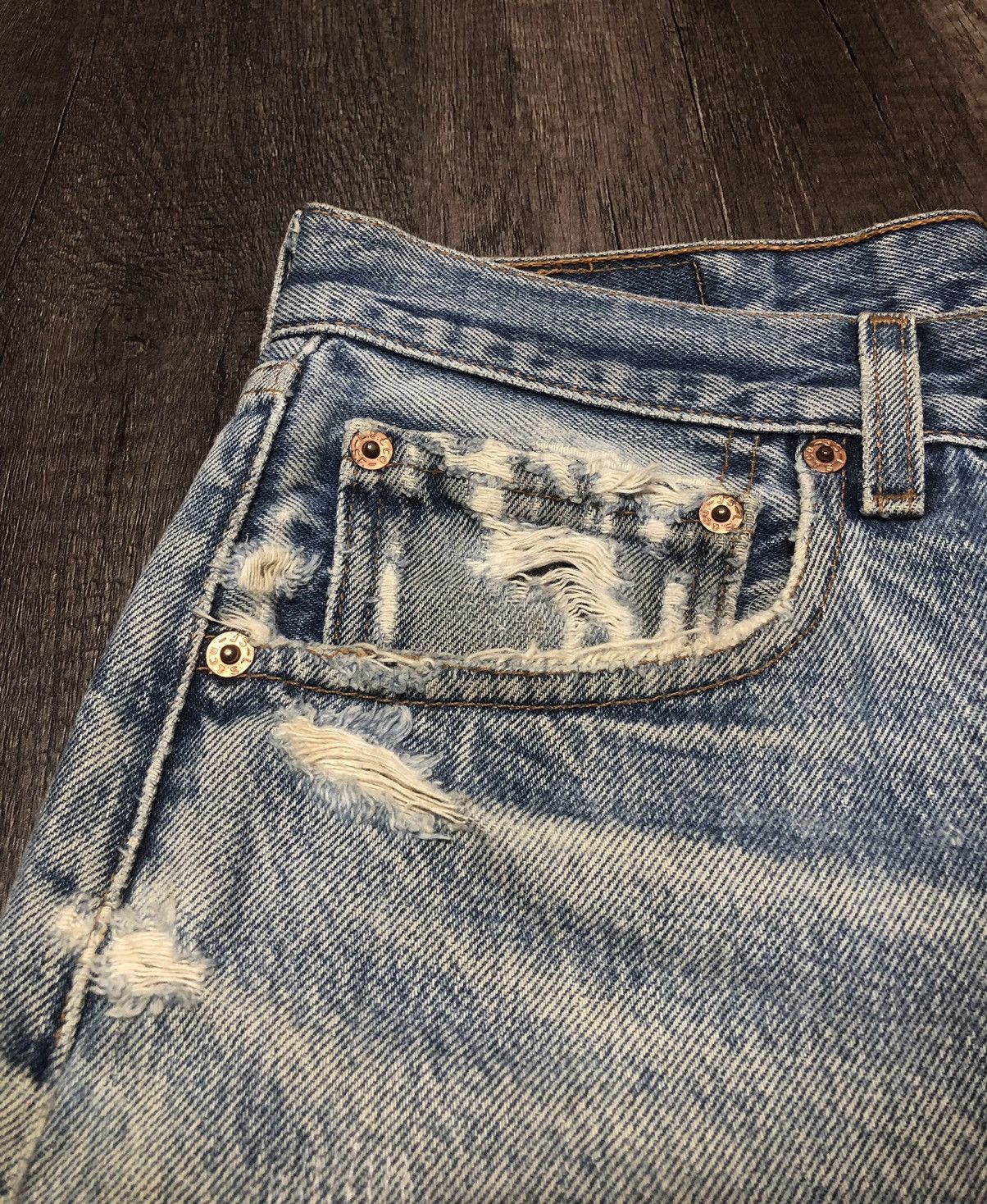Levi's Vintage Clothing Levi's 501 Stamp Button 190 Size US 32 / EU 48 - 15 Thumbnail