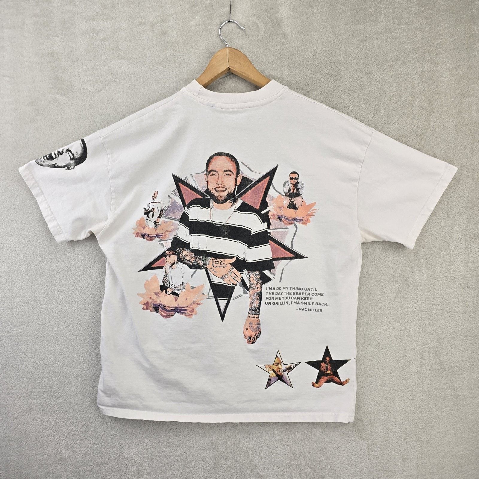 Sergio Calabasas Sergio Calabasas Mac Miller Shirt Mens Medium Memory *FLAWS* Size US M / EU 48-50 / 2 - 10 Thumbnail