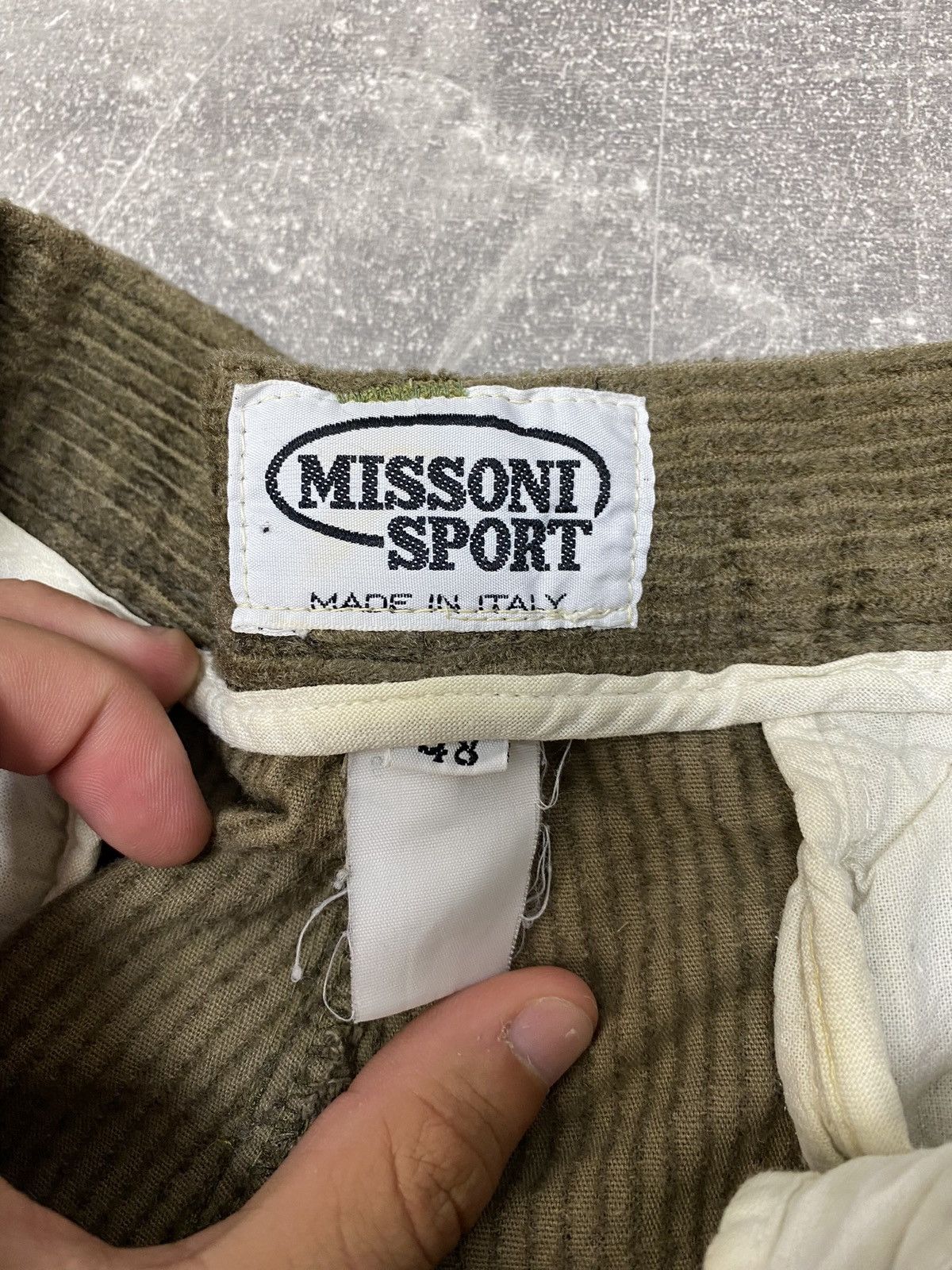 Missoni × Vintage MISSONI Sport Vintage Corduroy Trousers Pants Size US 32 / EU 48 - 22 Thumbnail