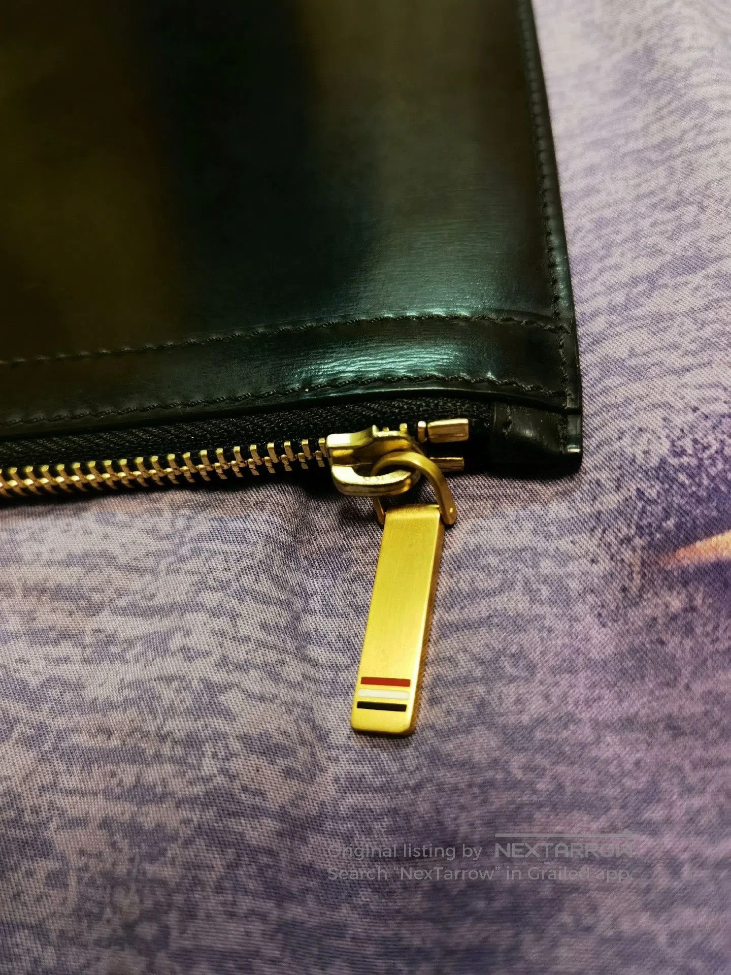 Thom Browne Thom Browne Tri-Color Stripe Envelope Clutch. Size ONE SIZE - 4 Thumbnail