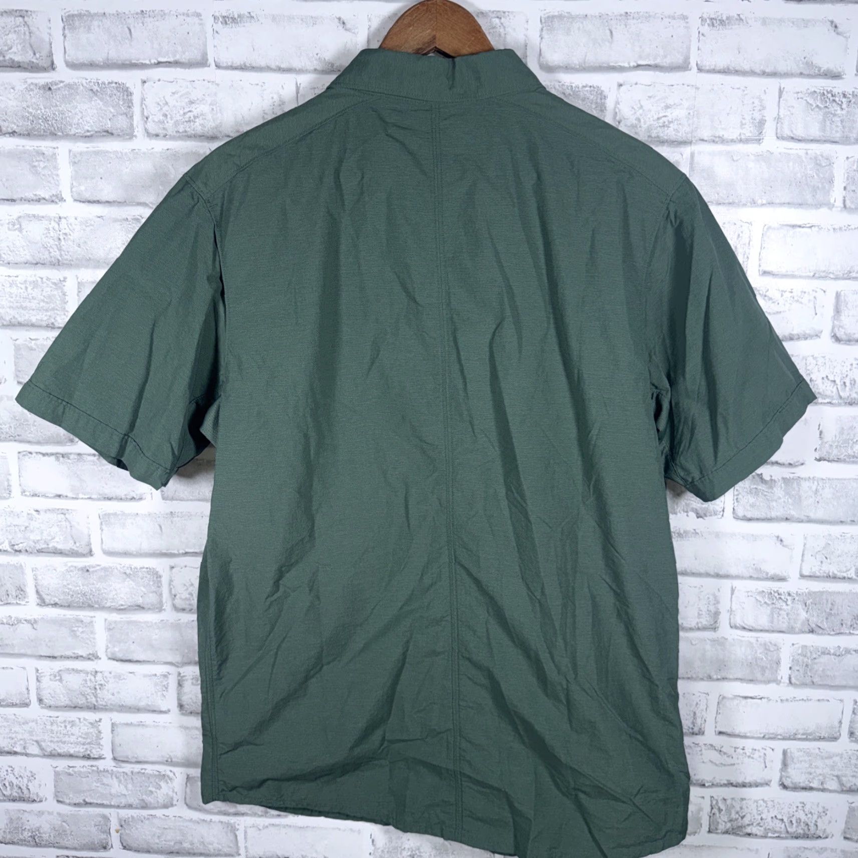 Vintage Columbia Omni-Shade Green Snap Button Shirt Mens Size L Size US L / EU 52-54 / 3 - 4 Thumbnail