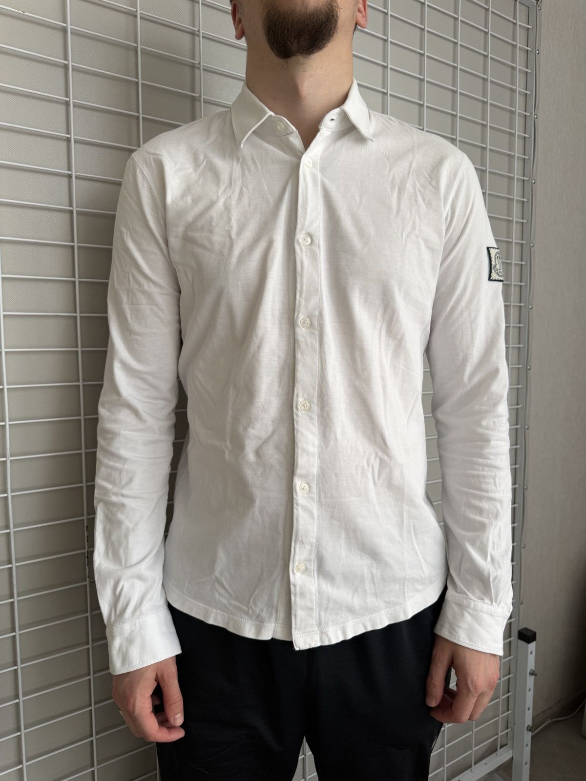 Moncler Moncler Gamme Bleu Classic Oxford Button Shirt Mens Size L Size US L / EU 52-54 / 3 - 23 Thumbnail