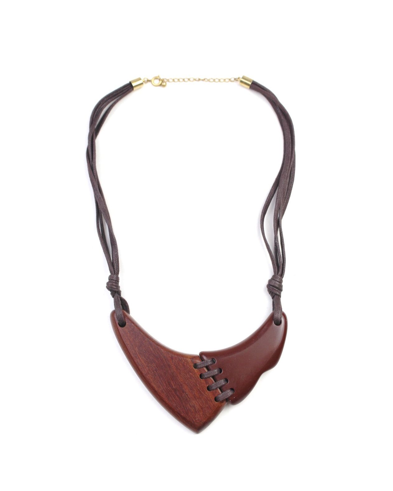 Hysteric Glamour 2000S JAPANESE MADE DUAL-FORM FUSION WOOD RESIN NECKLACE Size ONE SIZE - 1 Thumbnail