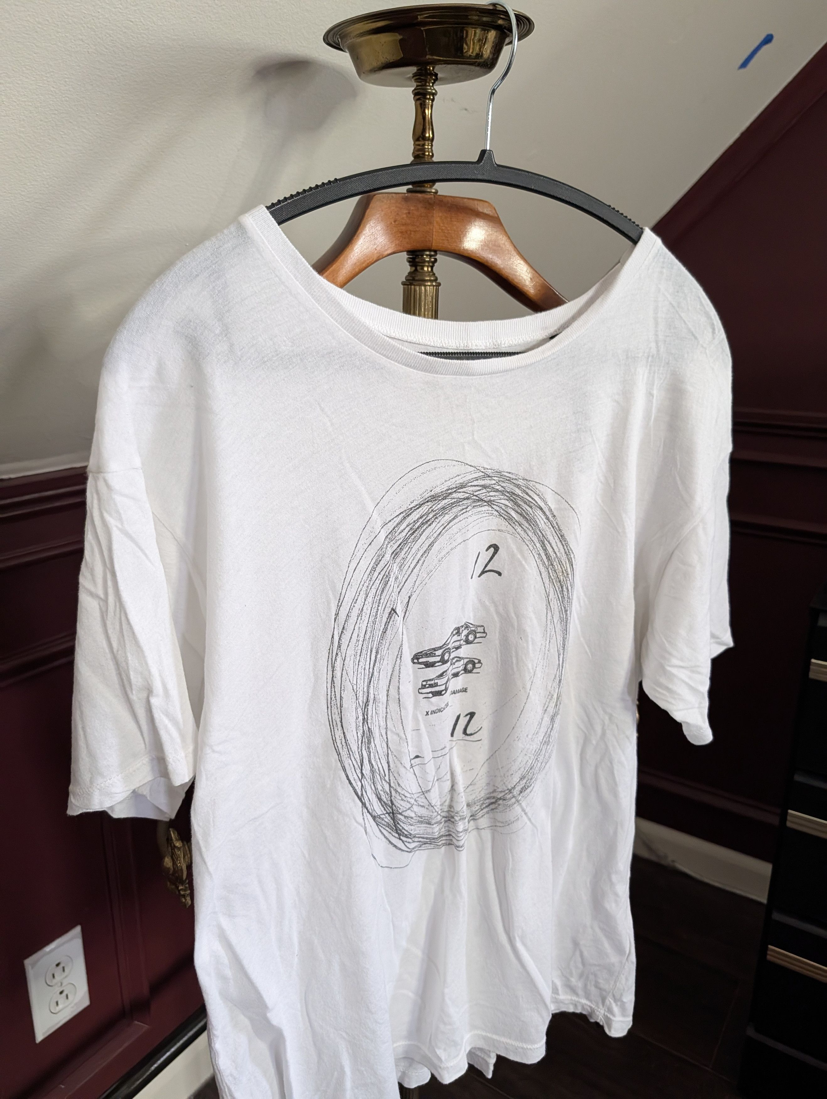 Enfants Riches Deprimes RARE EARLY x indicates prior damage white t-shirt Small Size US S / EU 44-46 / 1 - 2 Thumbnail