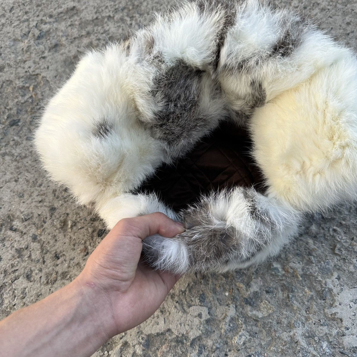 Y/Project Vintage Japanese Style Fur Hat Cap Ushanka Y2K Crazy Fit Size ONE SIZE - 7 Thumbnail