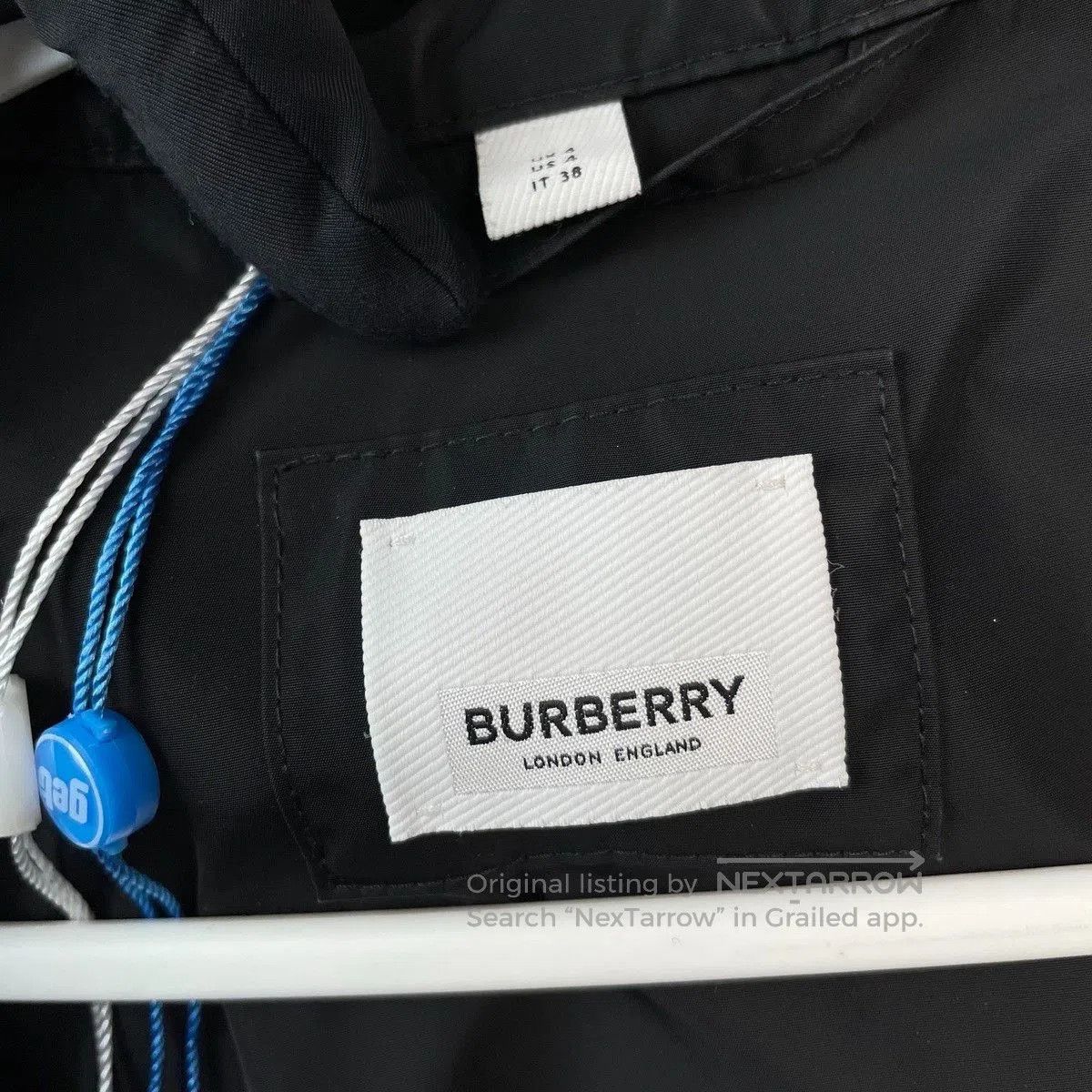 Burberry Burberry Detachable Hooded Letter Print Jacket. Size M / US 6-8 / IT 42-44 - 4 Thumbnail