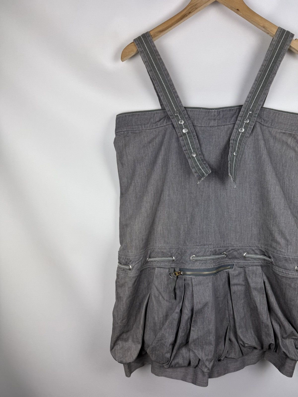 Marithe + Francois Girbaud Marithe Francois Girbaud Avant-Garde Denim Corset Dress Size XL / US 12-14 / IT 48-50 - 13 Thumbnail
