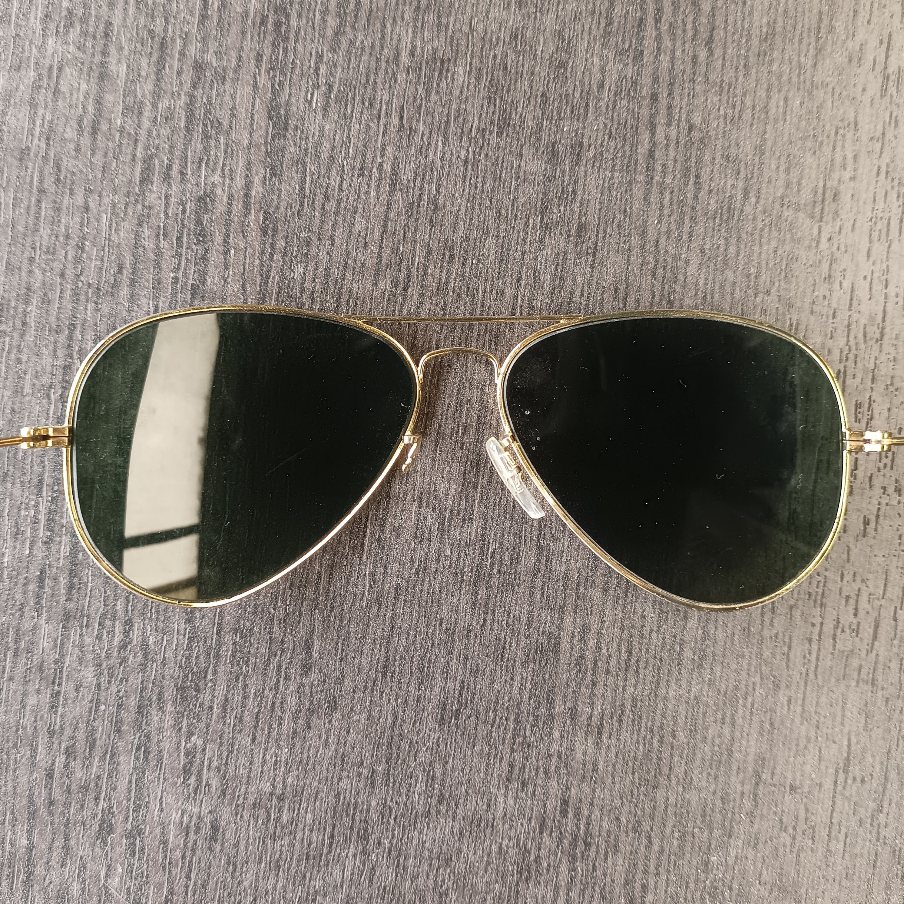 RayBan Vintage B&L RAY-BAN Aviator Gold Sunglasses Size ONE SIZE - 5 Thumbnail