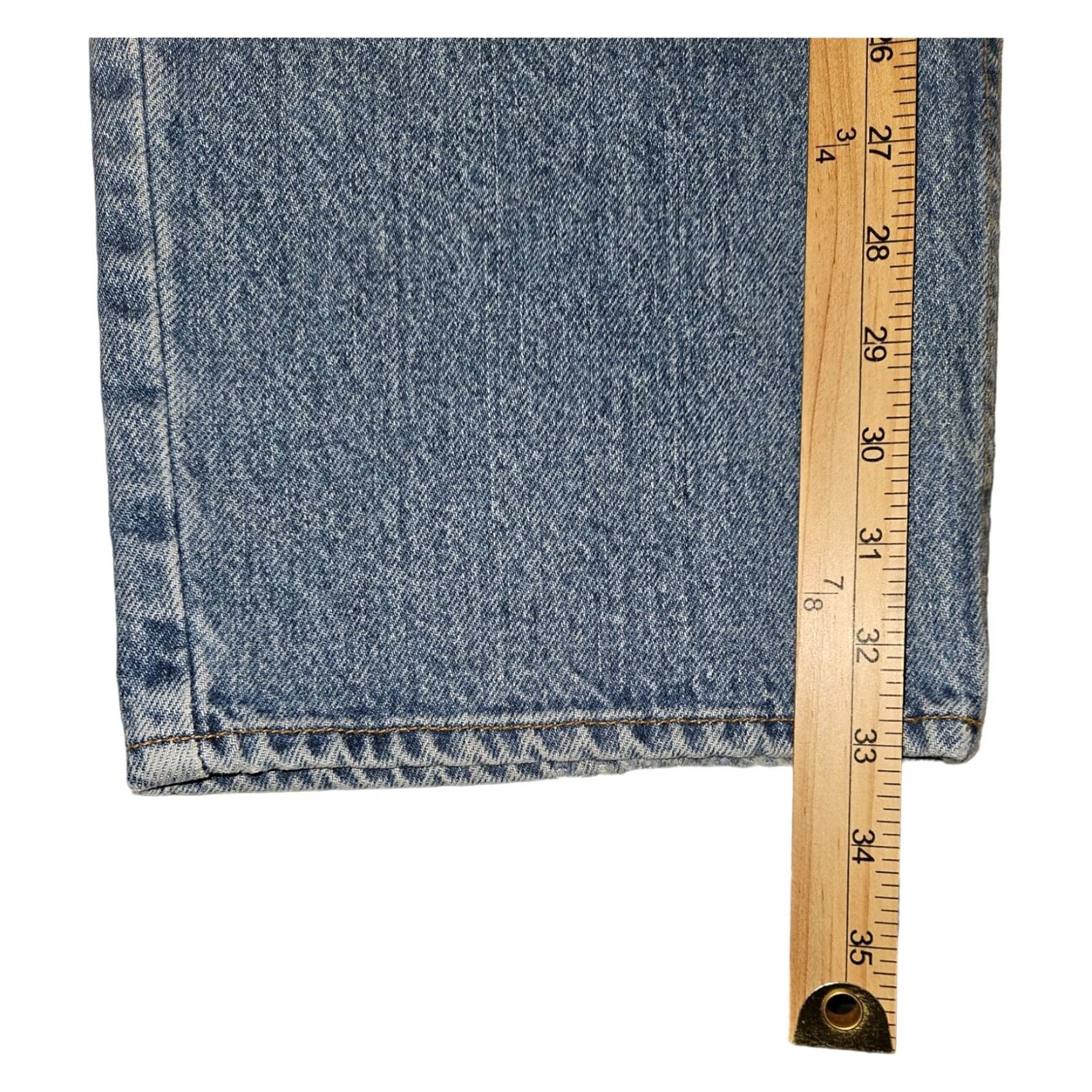 Gap VINTAGE Gap Jeans 38x34 Men's Blue Denim 90s Grunge Distressed Relaxed Straight 5-Pocket Regular Cotton Jeans Mens Size US 38 / EU 54 - 4 Thumbnail