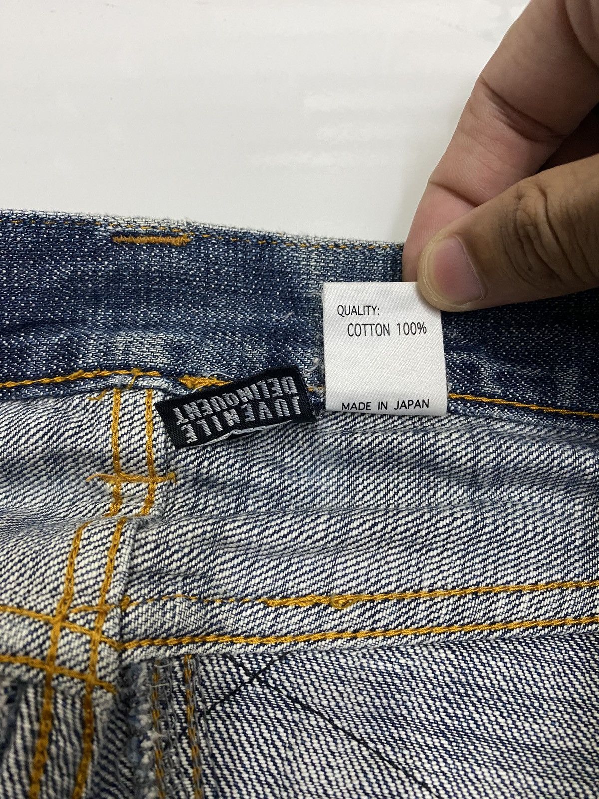 Hysteric Glamour × Undercover 🔥JUVENILE DELINQUENT JAPANESE AVANT GARDE DENIM JEANS Size US 31 - 10 Thumbnail