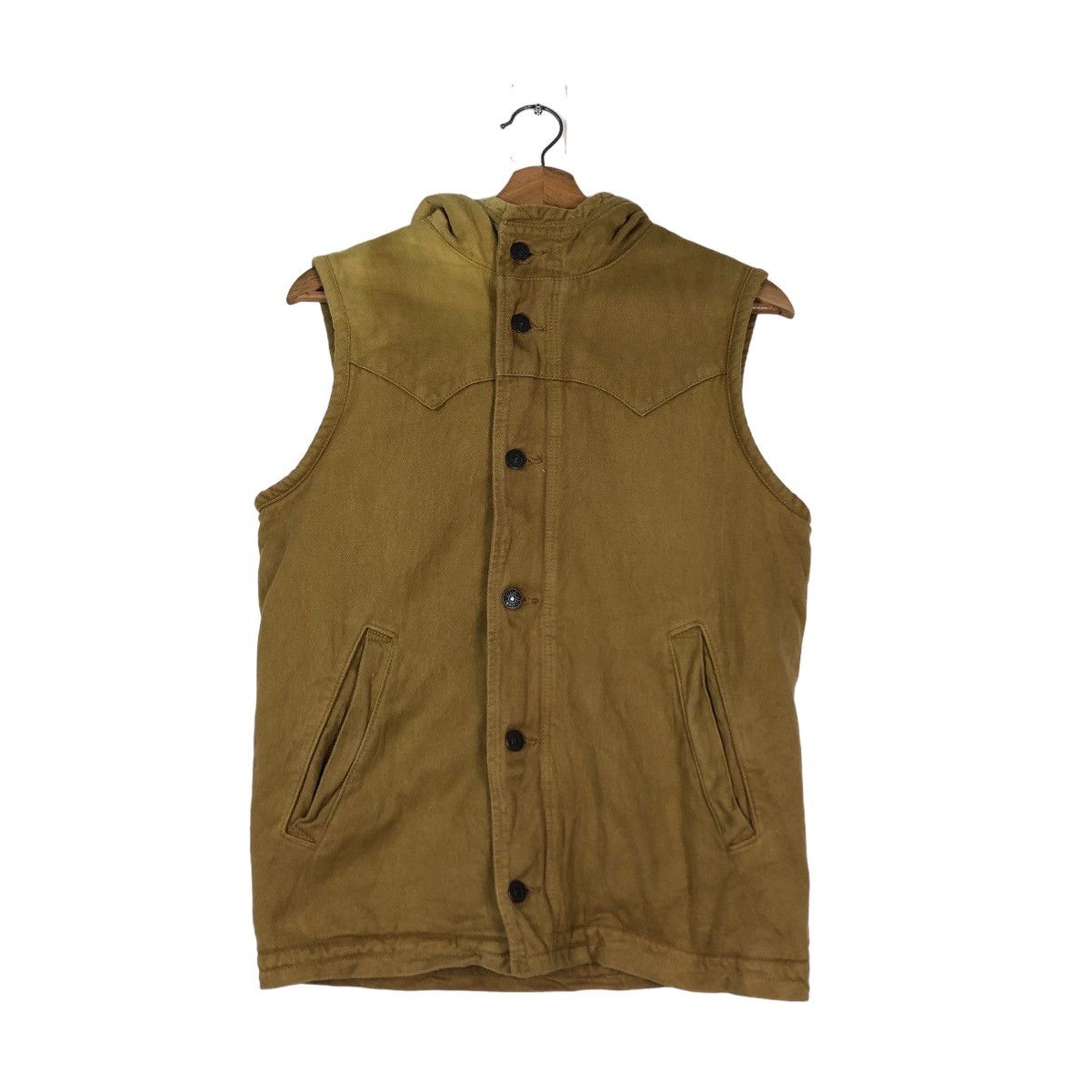 Japanese Brand 📌VINTAGE BIKER VEST QUILTED HUNTING UES MFG. CO. Size US M / EU 48-50 / 2 - 2 Thumbnail