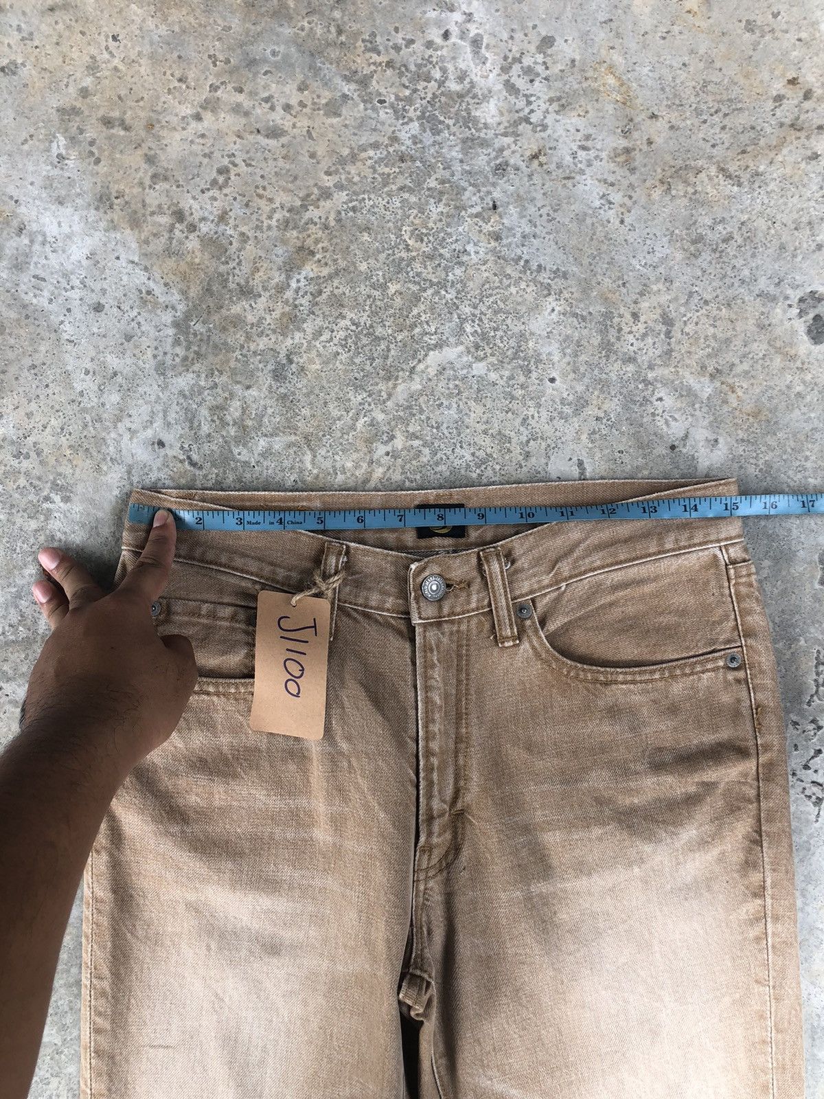 If Six Was Nine Japanese Big John Flared Jeans Distressed Jeans Size US 30 / EU 46 - 17 Thumbnail
