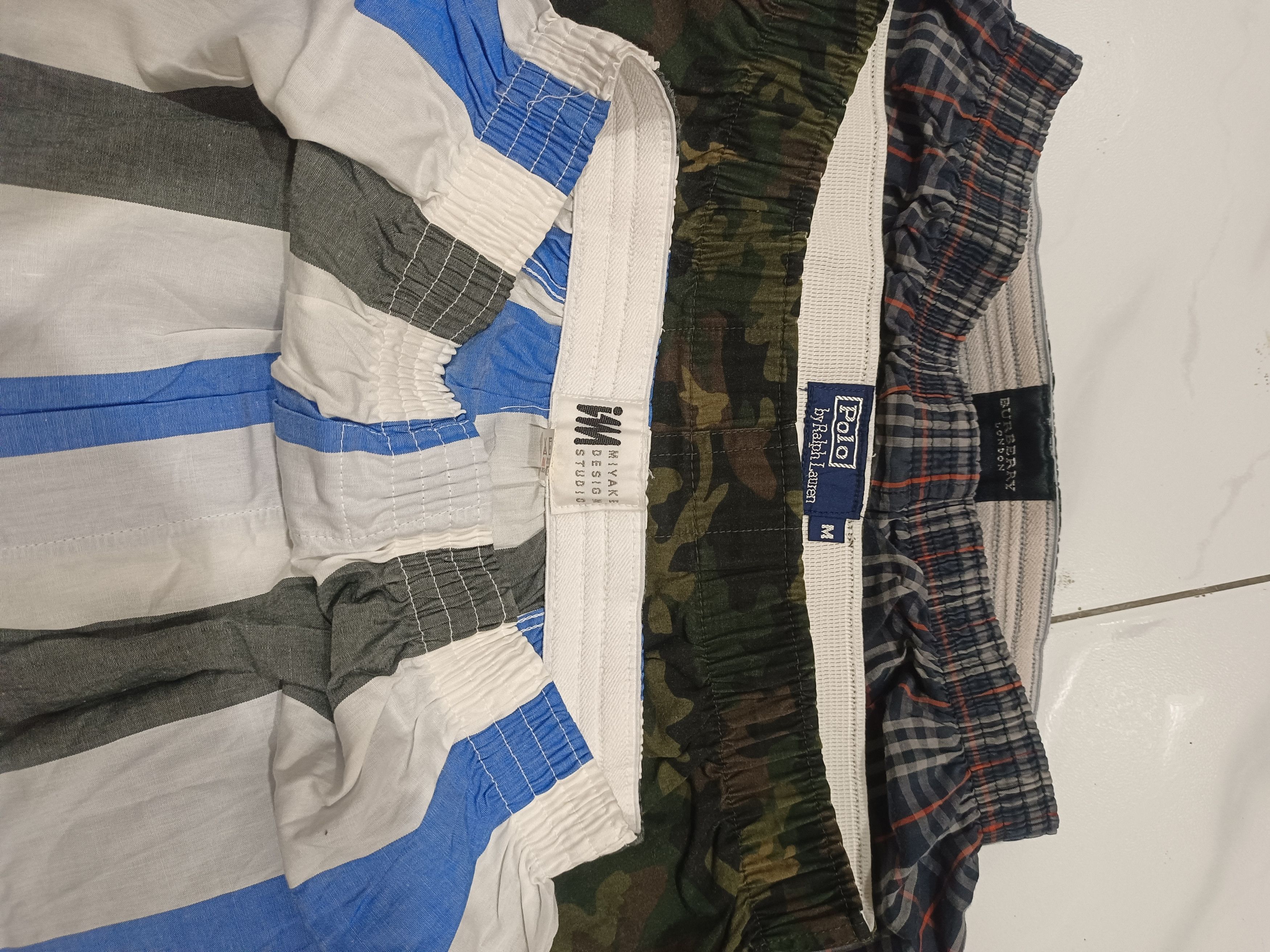 Issey Miyake Combo Deals : Issey Miyake Burberry Polo RL boxer Size ONE SIZE - 1 Thumbnail