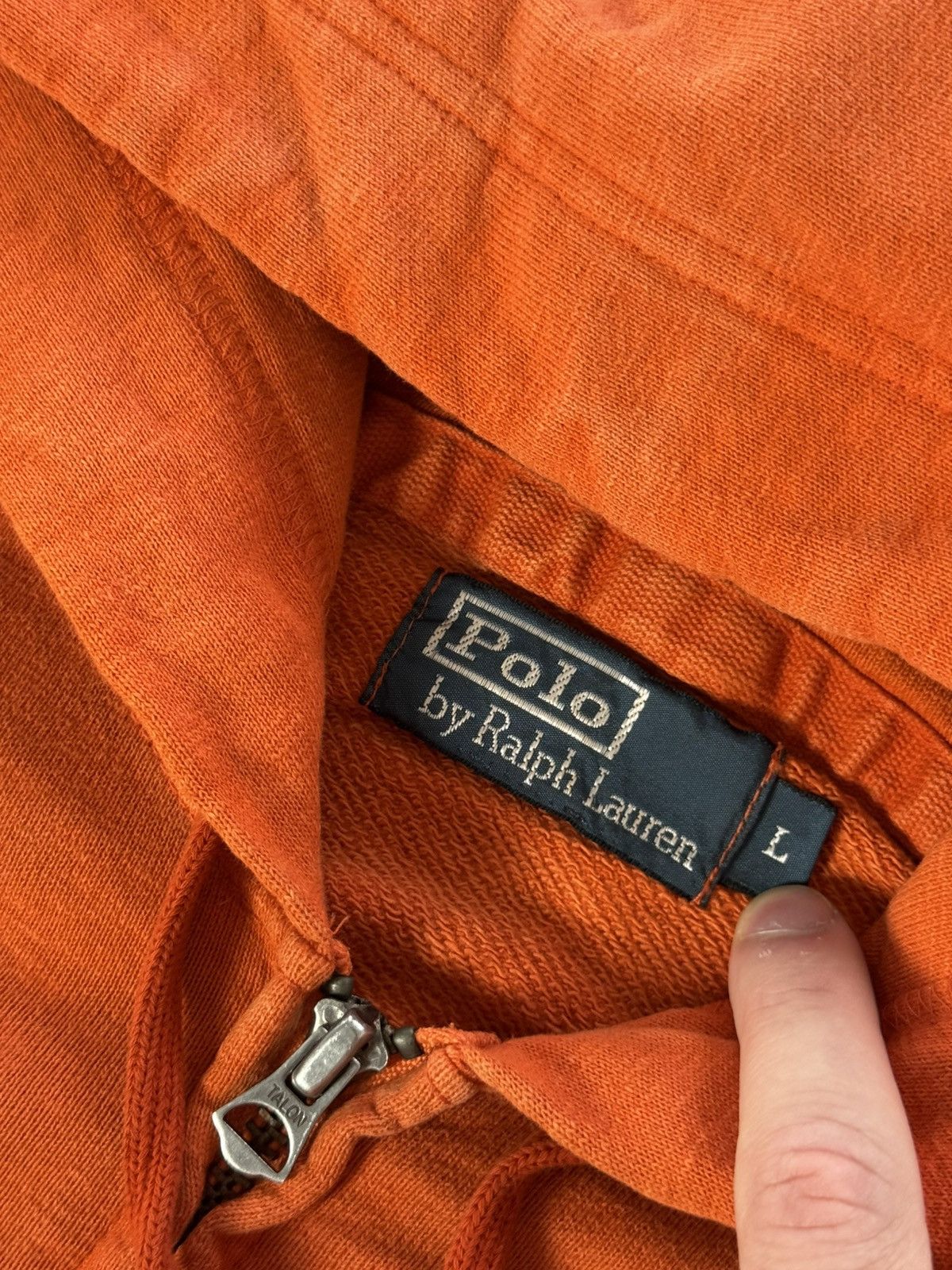 Polo Ralph Lauren Ralph Lauren Polo Orange Full Zip Hoodie Size US L / EU 52-54 / 3 - 7 Thumbnail