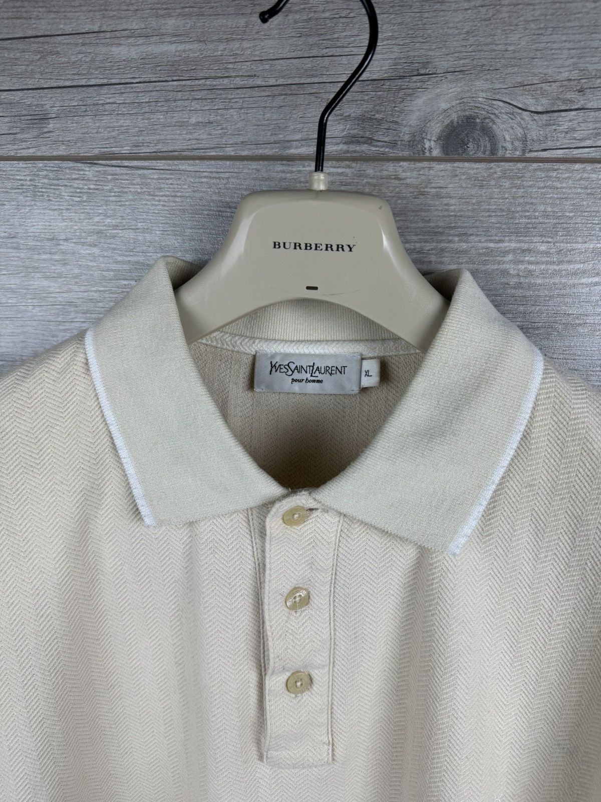 Designer × Vintage × Yves Saint Laurent Polo shirt Yves Saint Laurent XL Size YSL tee vintage Size US XL / EU 56 / 4 - 9 Thumbnail