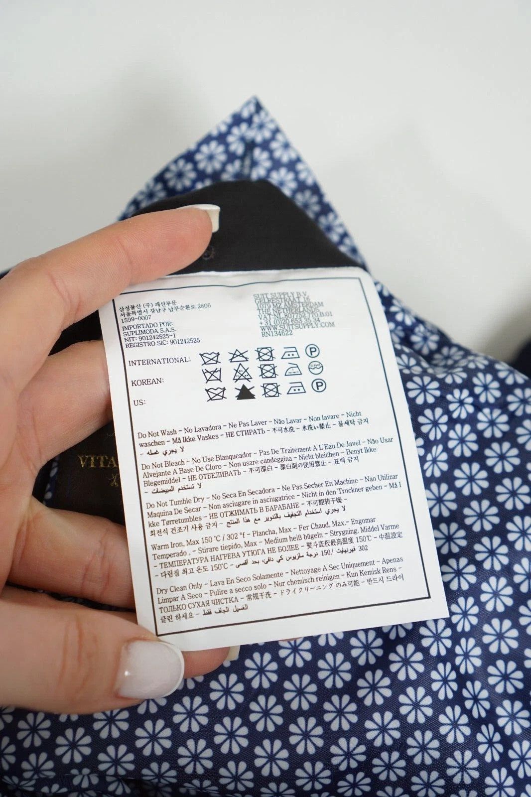 Suitsupply Men Suitsupply Blazer La Spalla Blue Vitale Barberis US56S Size 54L - 8 Thumbnail