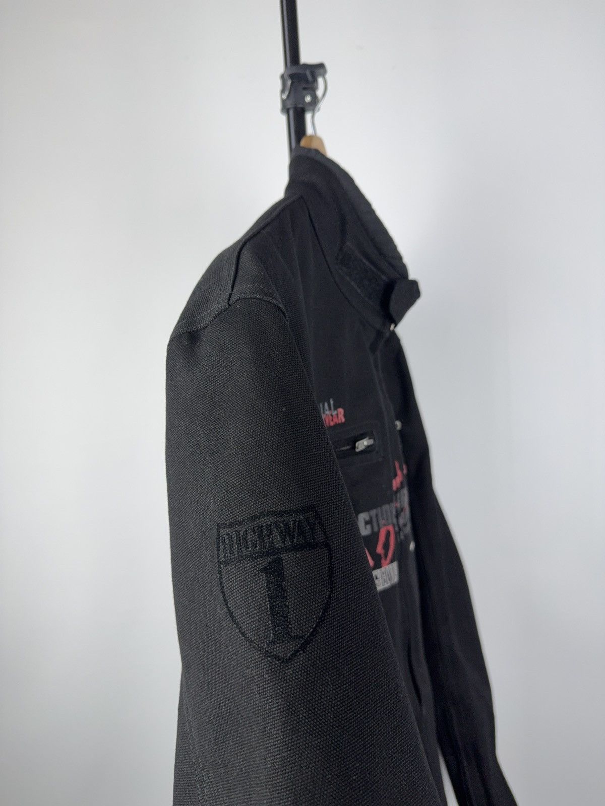 Vintage Highway1 Vintage Cotton Jacket Moto Racing Hype Boxy Rare Size US L / EU 52-54 / 3 - 3 Thumbnail