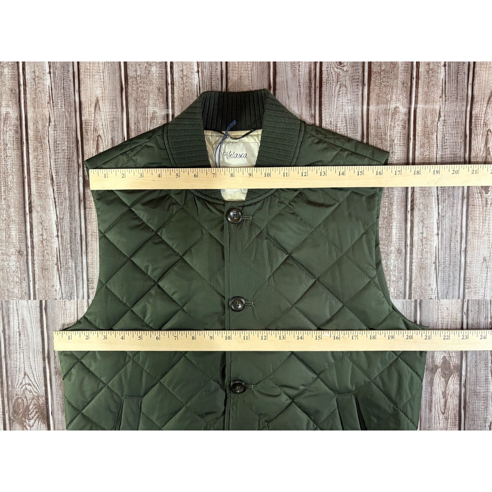 Velasca Velasca Verucchio Sleeveless vest sz 48 US M color green slo Size US M / EU 48-50 / 2 - 13 Thumbnail
