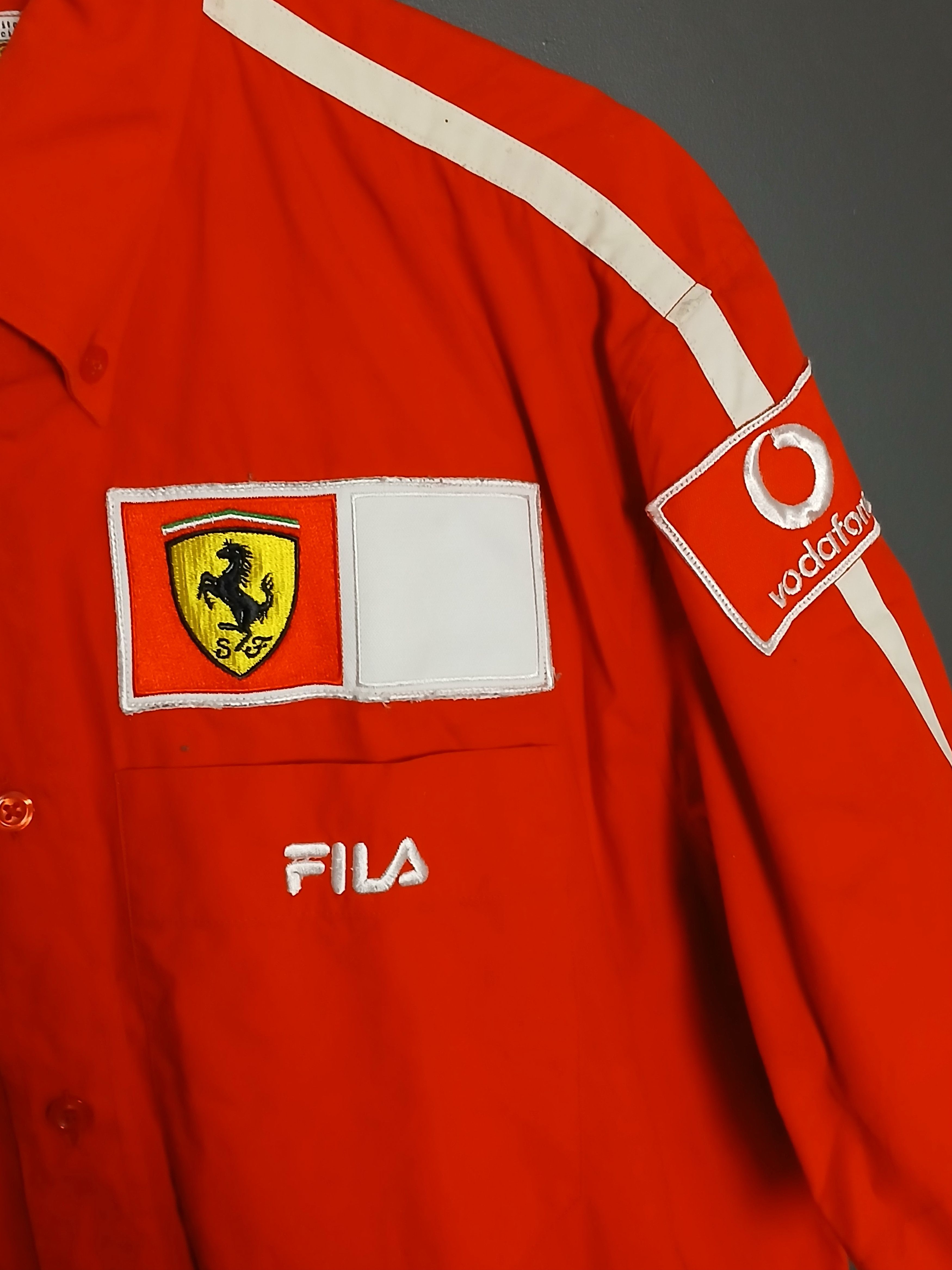 Ferrari × Fila × Formula 1 Ferrari F1 Racing Shirt Size US XL / EU 56 / 4 - 3 Thumbnail