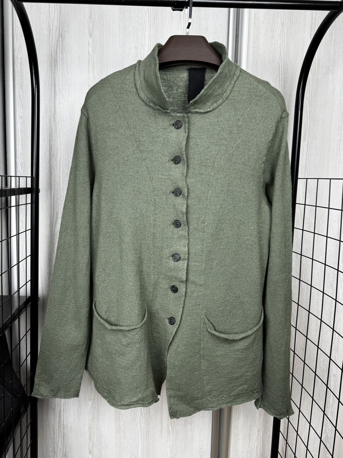 Rundholz Rundholz Avantgarde Knitwear Sweater Cardigan Wool Green L Size L / US 10 / IT 46 - 1 Thumbnail