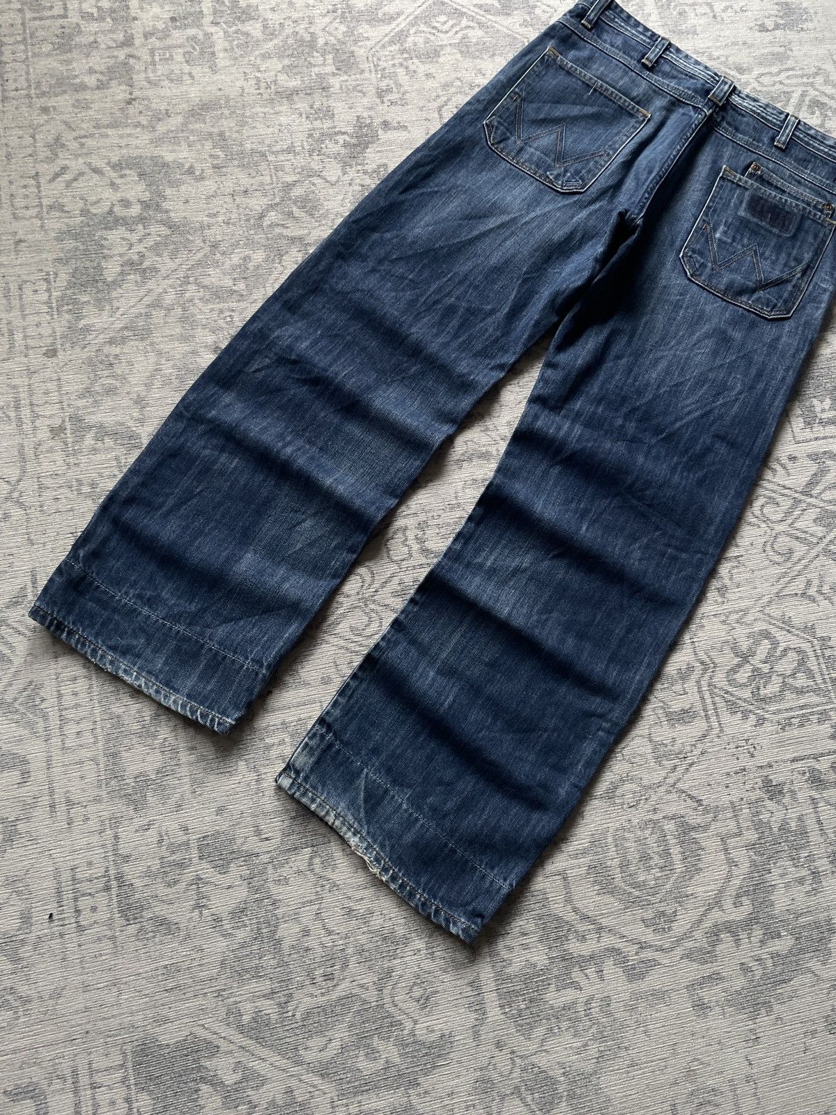Vintage Vintage Avant Garde Baggy Jeans Faded Japanese Wide Y2K Wash Size US 30 / EU 46 - 6 Thumbnail