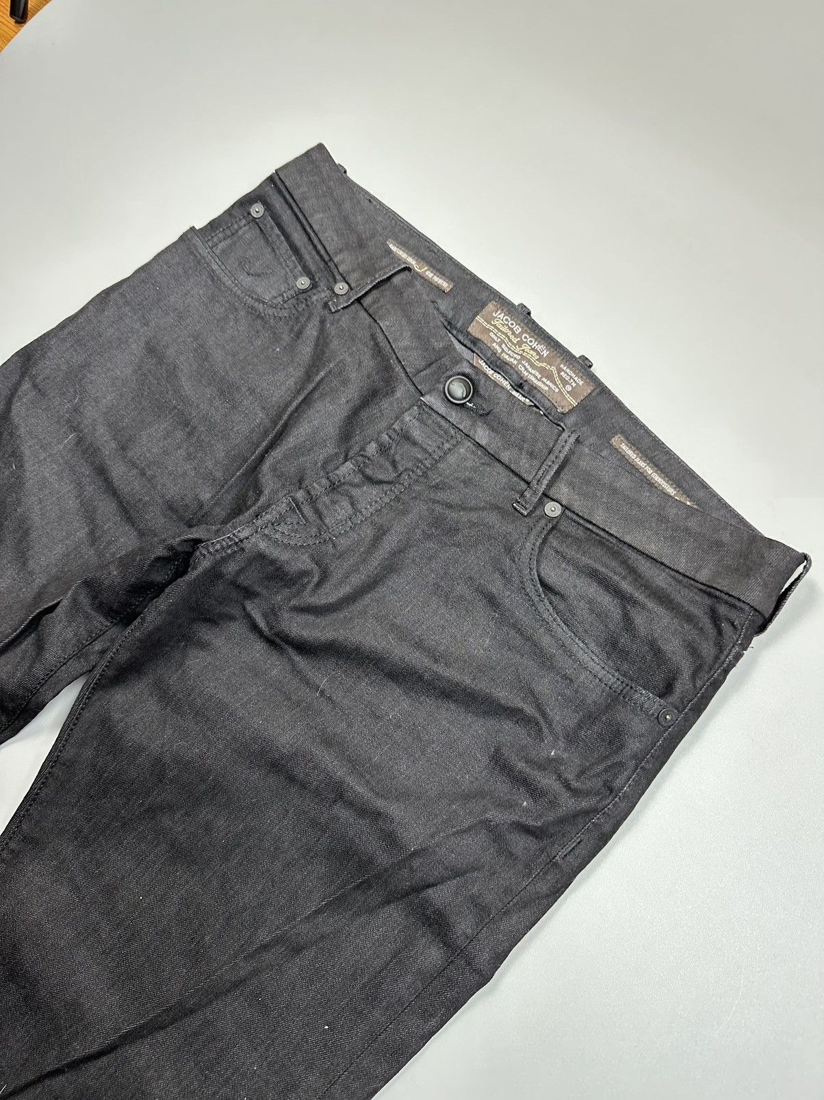 Jacob Cohen Jacob Cohen Black Wide Fit Jeans Size US 38 / EU 54 - 5 Thumbnail