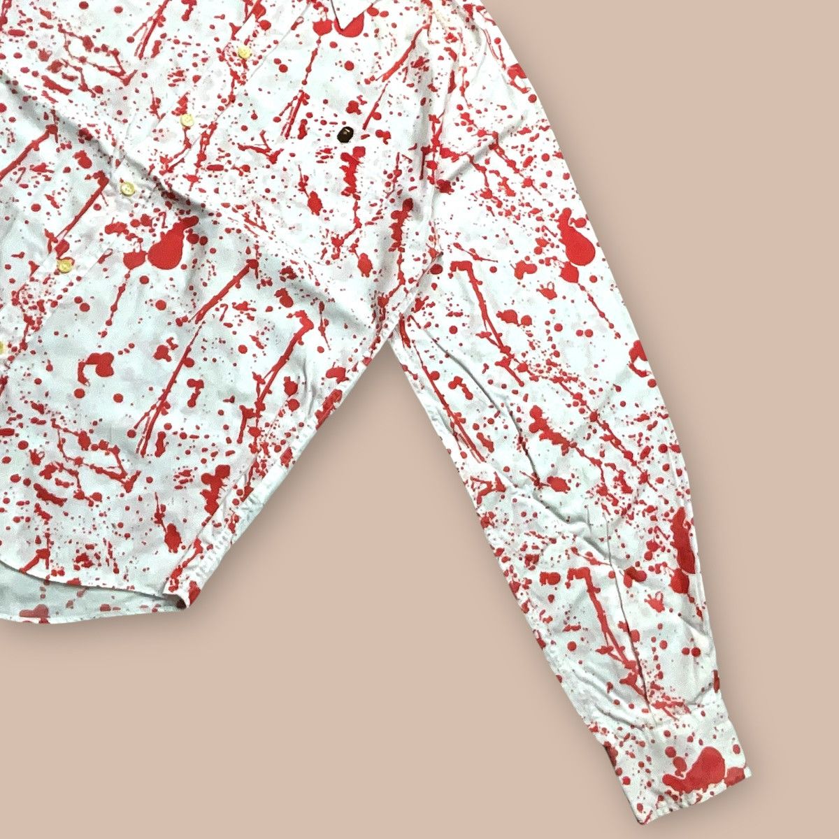 Bape OG2000's Bape Paint Splatter L/S Button up Shirt Size US L / EU 52-54 / 3 - 5 Thumbnail