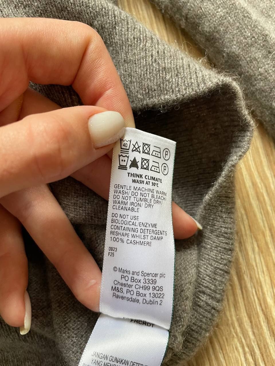 Other M&S Autograph 100% Pure Cashmere Crew Neck Sweater Size XL / US 12-14 / IT 48-50 - 9 Thumbnail