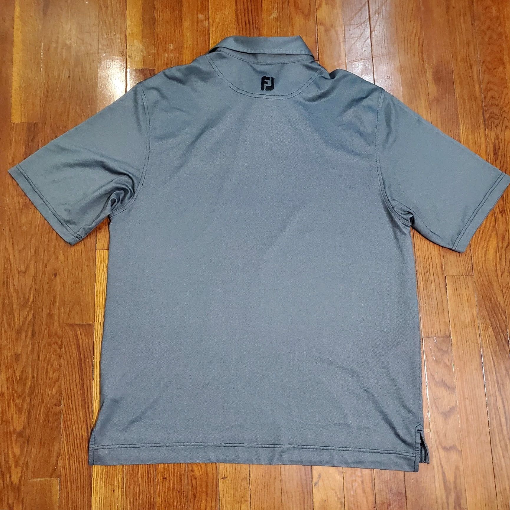 Footjoy FootJoy Polo Shirt Mens XL Gray Windy Club Golf Crest Performance Lightweight Size US XL / EU 56 / 4 - 7 Thumbnail
