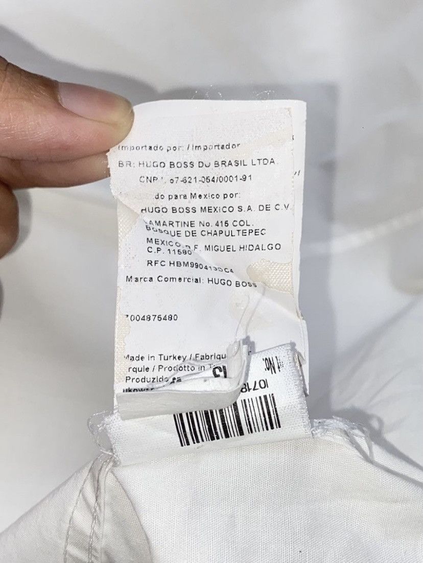 Designer × Hugo Boss × Japanese Brand HUGO BOSS White Shirt Tie Size US M / EU 48-50 / 2 - 9 Thumbnail