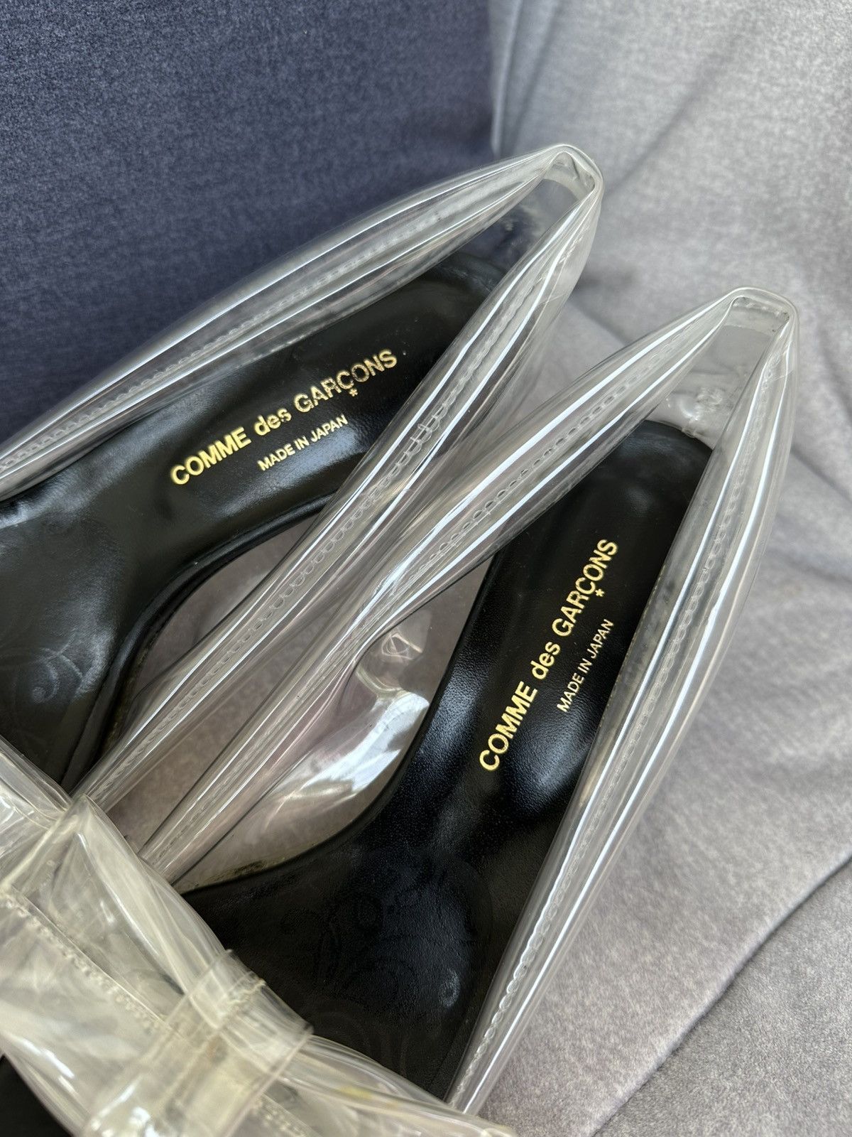 Comme des Garcons Comme Des Garcons Transparent Heels Size US 10.5 / IT 40.5 - 4 Thumbnail