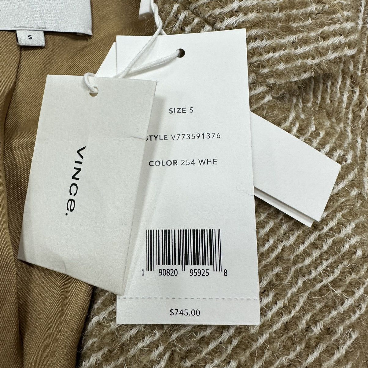 Vince NWT New Vince Double Breasted Wool Blend Coat, Small Size S / US 4 / IT 40 - 3 Thumbnail