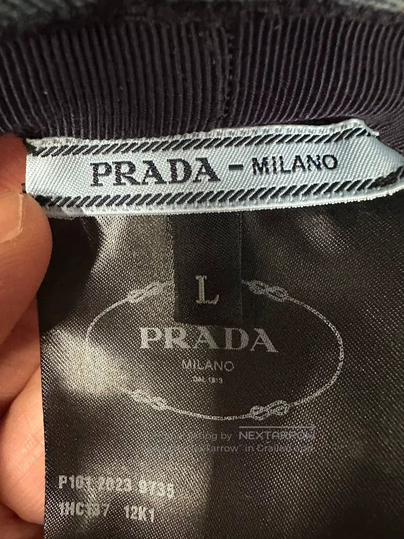 Prada Prada Denim Fisherman's Hat Size ONE SIZE - 4 Thumbnail
