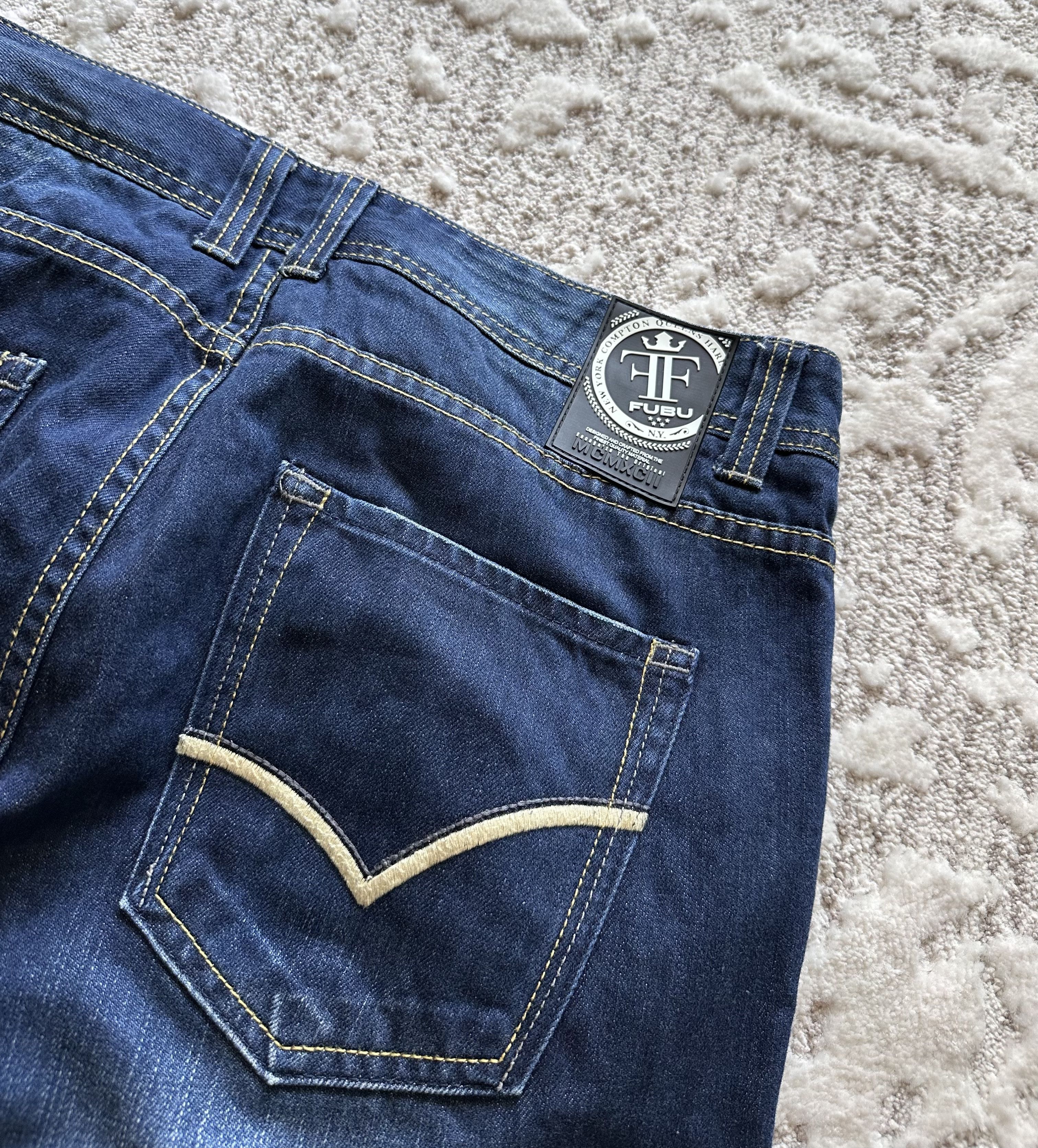Fubu FUBU baggy hip hop men's jeans denim pants Size US 34 / EU 50 - 3 Thumbnail