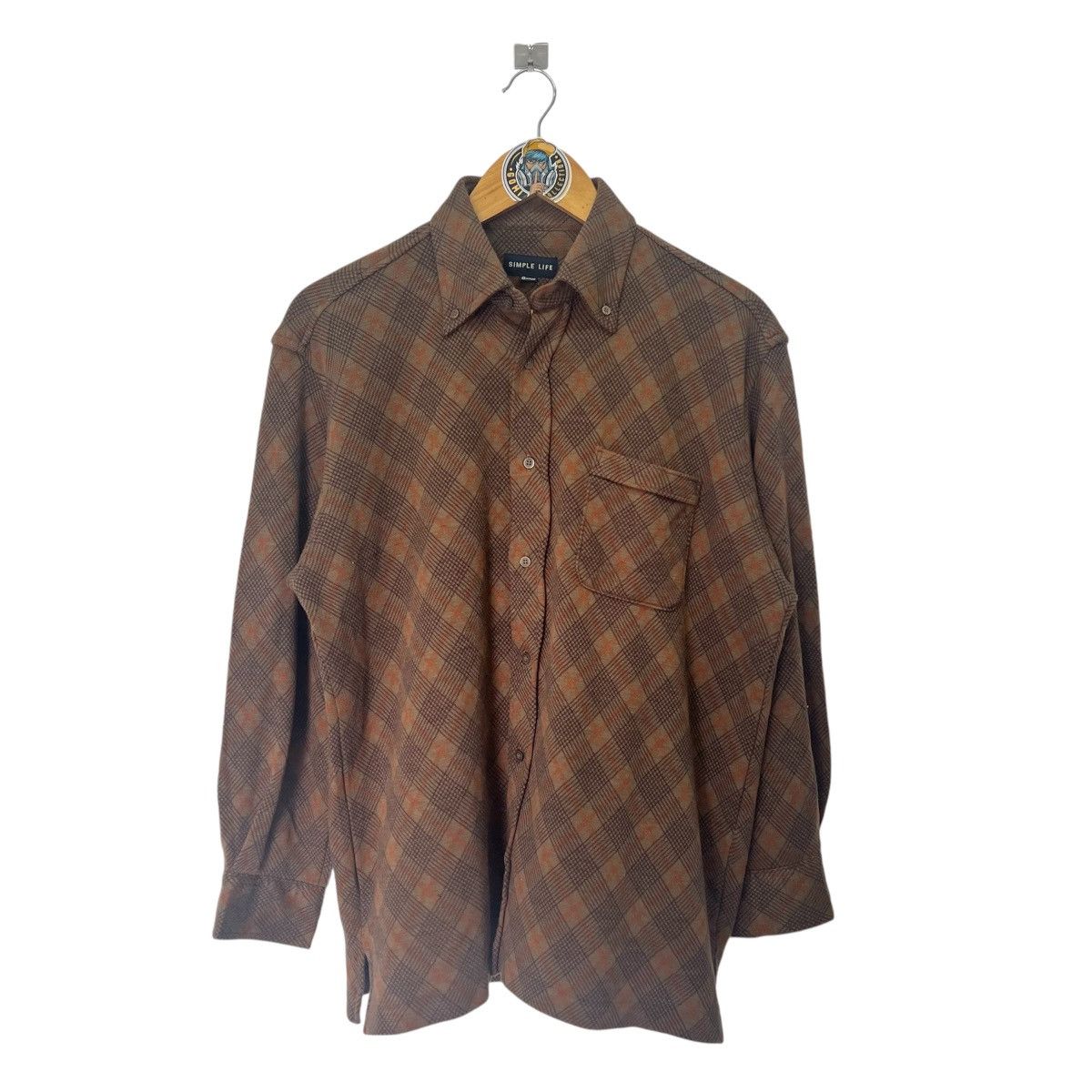 Designer × Japanese Brand × Vintage Vintage Simple Life Shirt Button Up Size US M / EU 48-50 / 2 - 1 Thumbnail