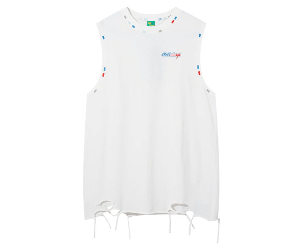 Japanese Brand T-Shirt Ripped Size US XL / EU 56 / 4 - 1 Thumbnail