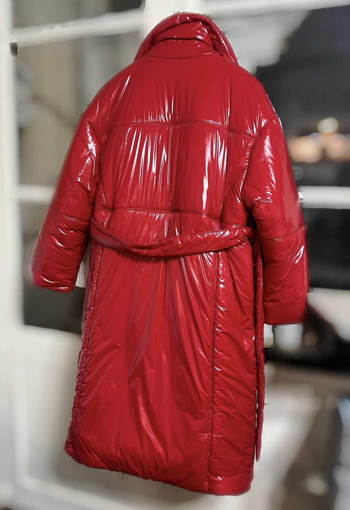Patrizia Pepe Brand New Red Patrizia Pepe Double-Breasted Padded Coat Size M / US 6-8 / IT 42-44 - 2 Thumbnail