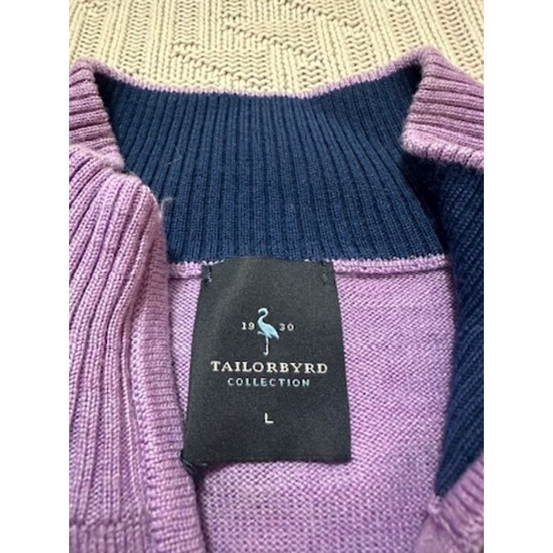 Tailorbyrd Tailor Byrd purple quarter zip pullover size L Size US L / EU 52-54 / 3 - 4 Thumbnail
