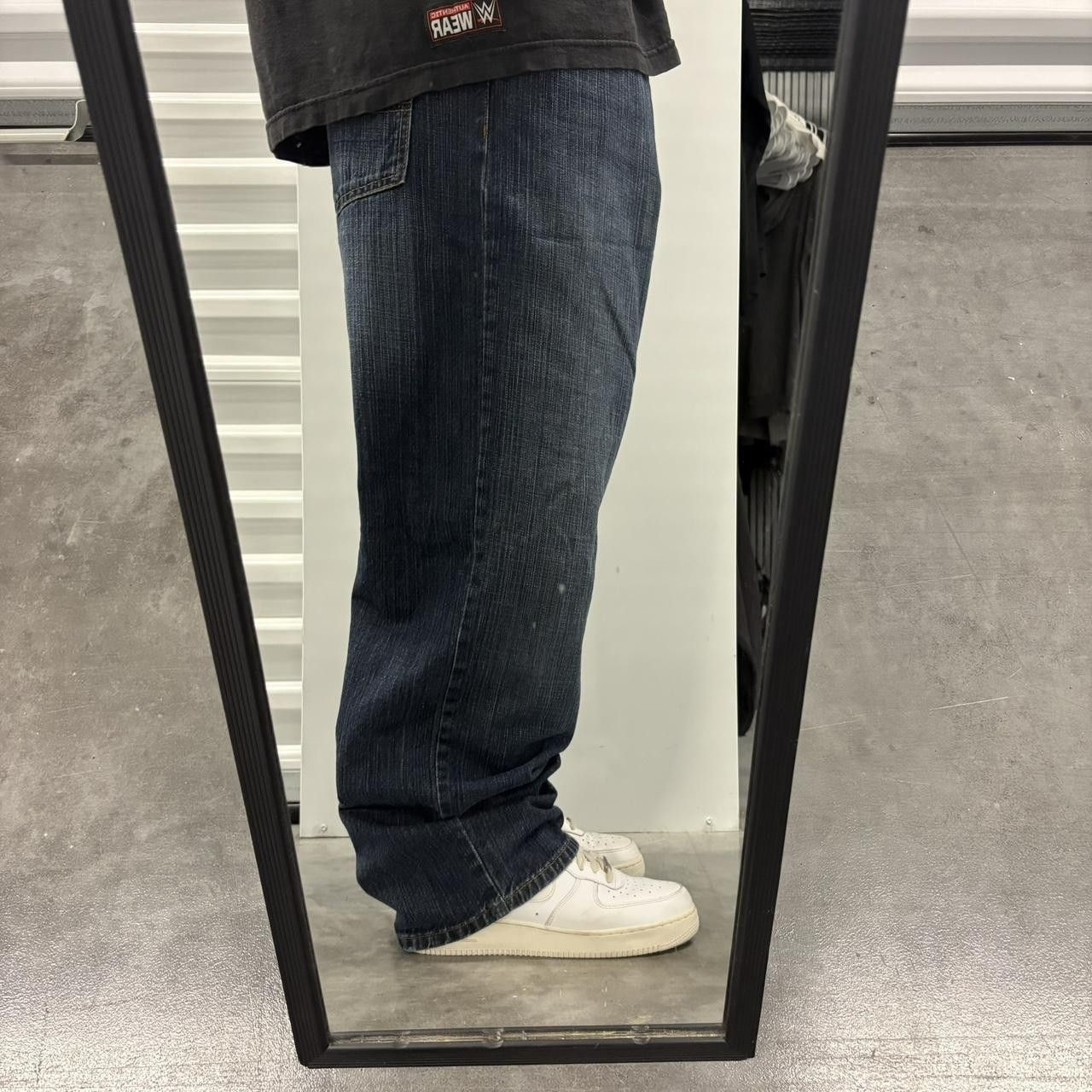 Calvin Klein Vintage Y2K/2000s Super Baggy Calvin Klein Skater Style Dark Blue Wash Denim Jeans! Size US 38 / EU 54 - 2 Thumbnail