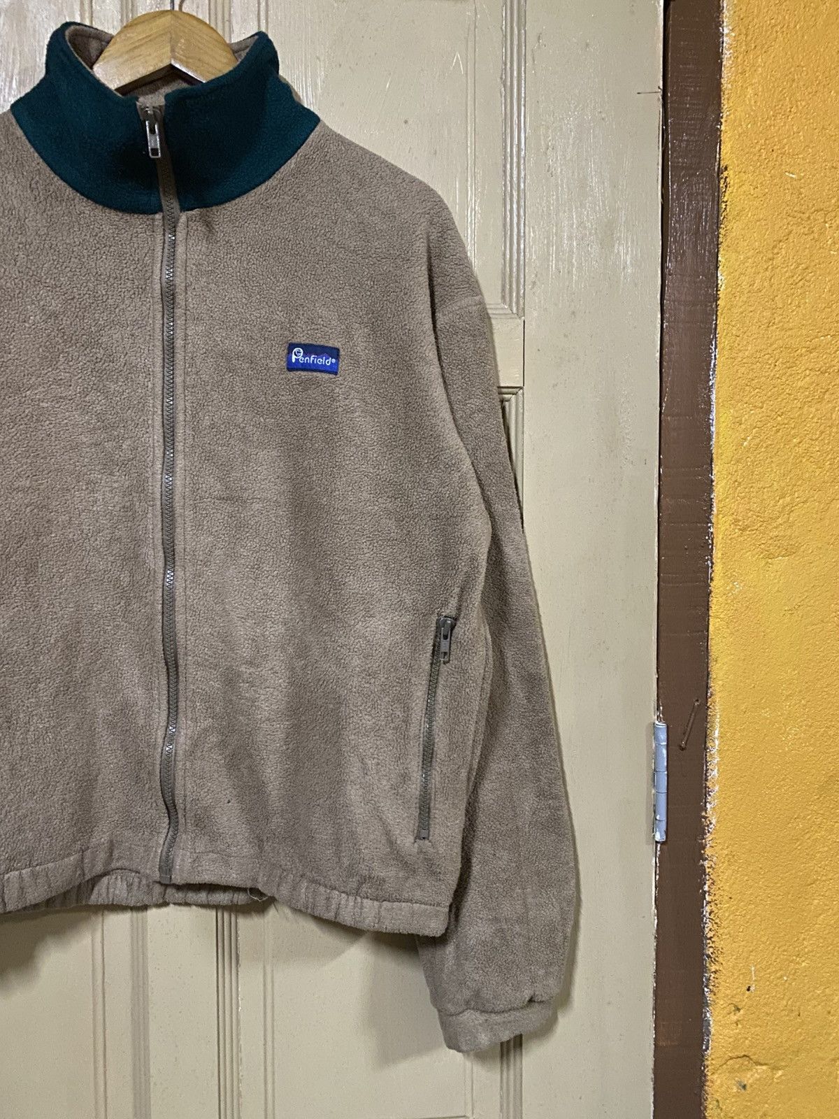 Penfield Vintage Penfield USA Polar Fleece Jacket - Tan & Green Size US M / EU 48-50 / 2 - 4 Thumbnail