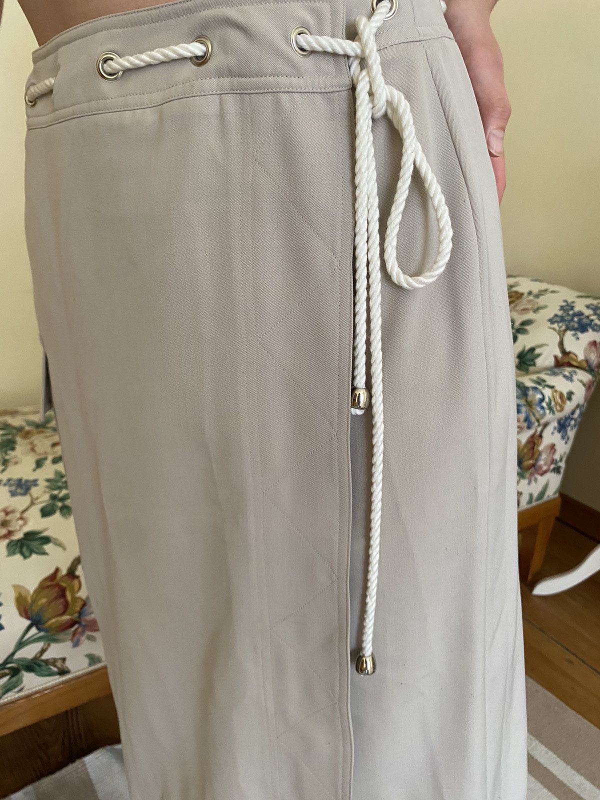 Mugler × Thierry Mugler × Vintage Thierry Mugler Desing 90’/00’ Vintage MIDI Skirt Size 27" / US 4 / IT 40 - 15 Thumbnail