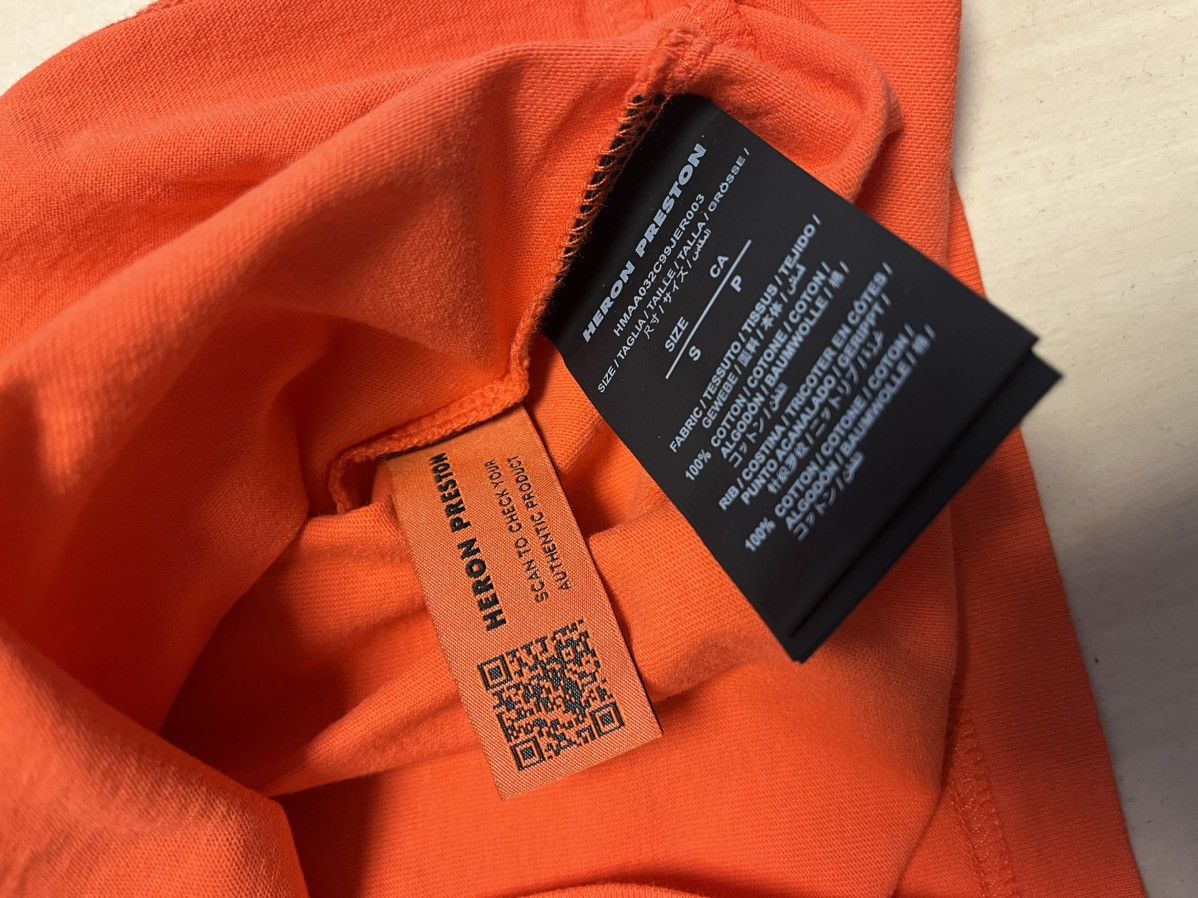 Heron Preston Heron Preston Orange Heron T-Shirt Size US S / EU 44-46 / 1 - 6 Thumbnail
